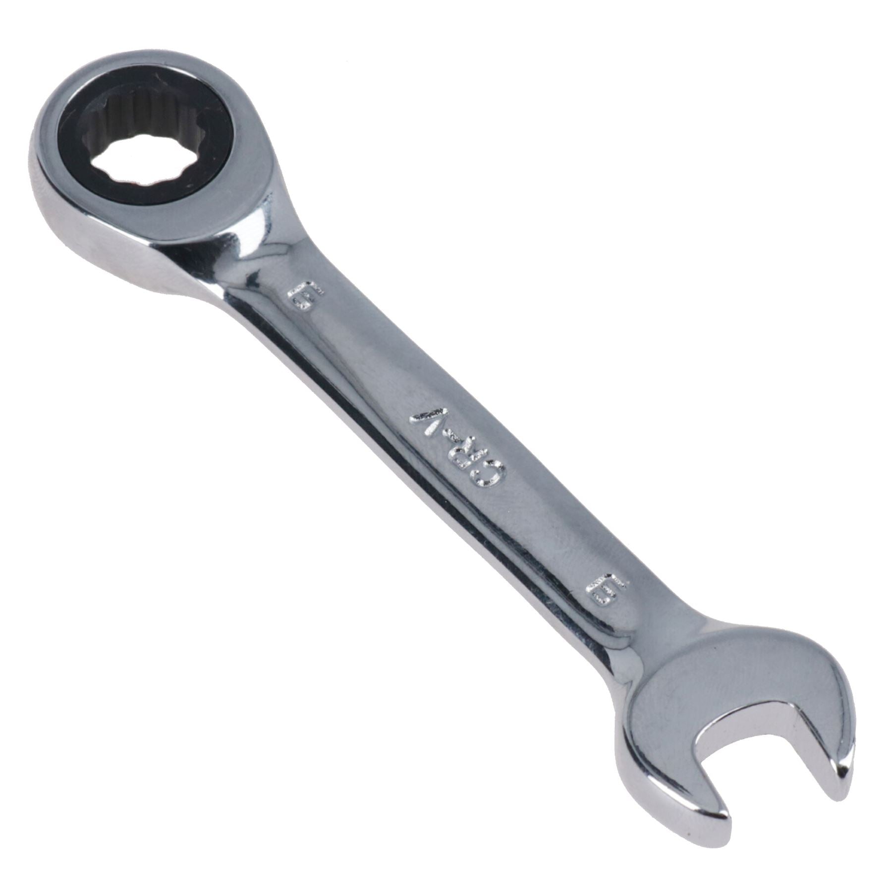 Clé mixte à cliquet courte métrique MM 72 dents 8 mm – 19 mm