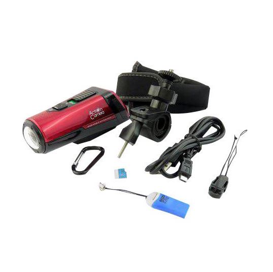 Caméra d'action HD Cam Enregistreur vidéo Casque Sports GPS Santé et distance