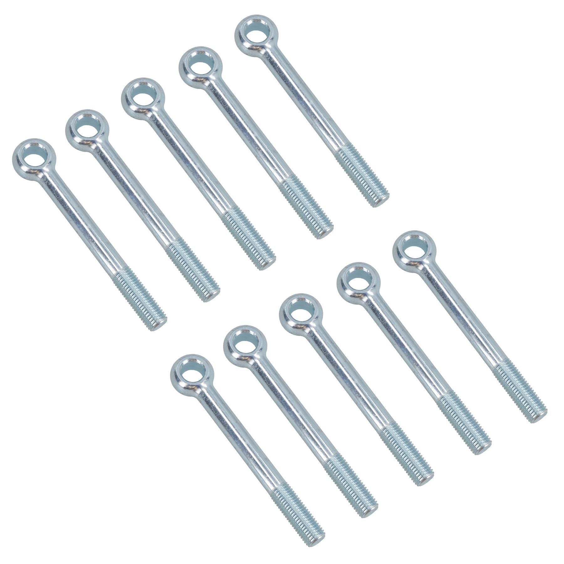 M16 150mm Eye Bolt Single Bolt Zinc Plated Threaded Rings DIN444 Catenary Wire