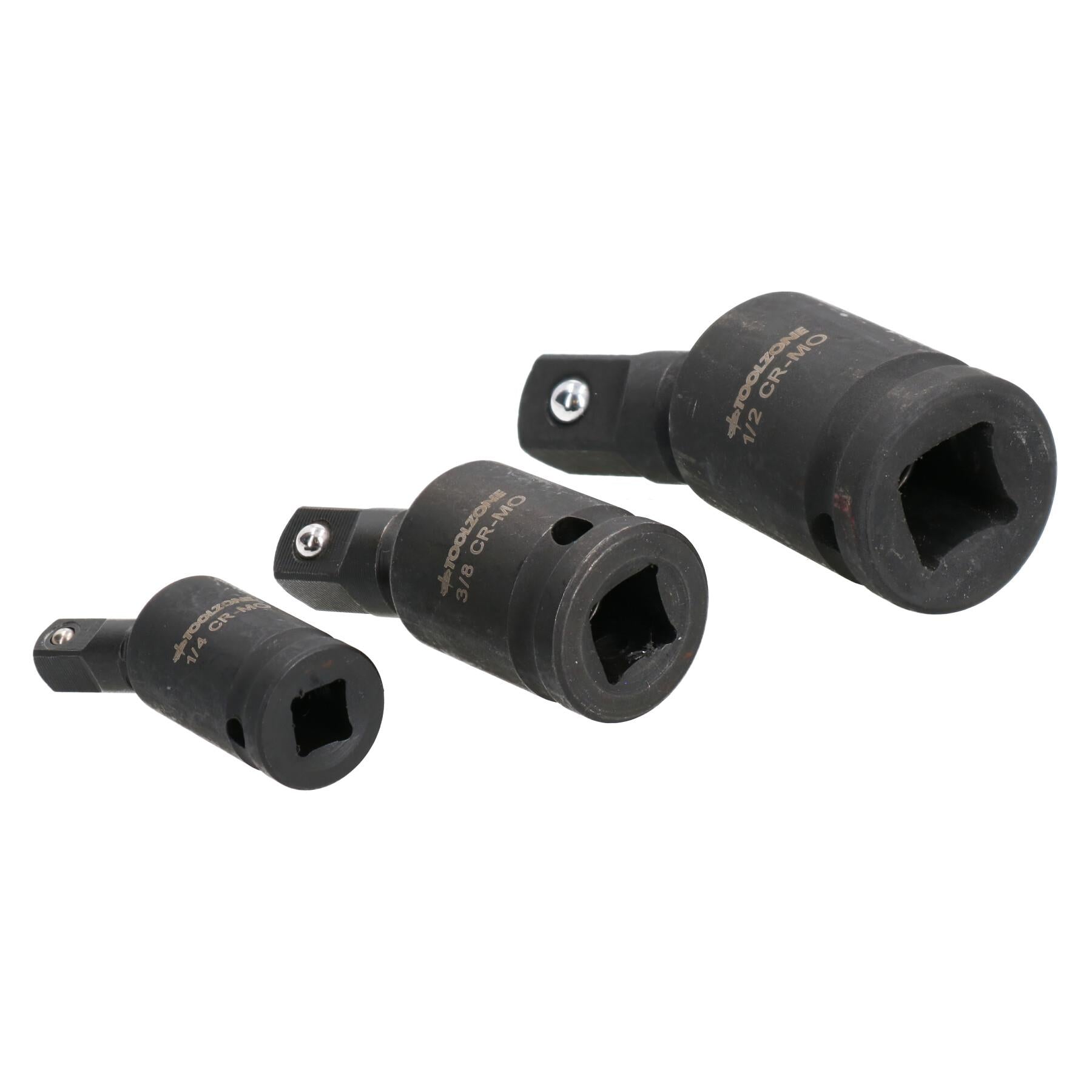 Rallonge de douille oscillante à impact universel UJ à entraînement 1/4", 3/8" et 1/2"