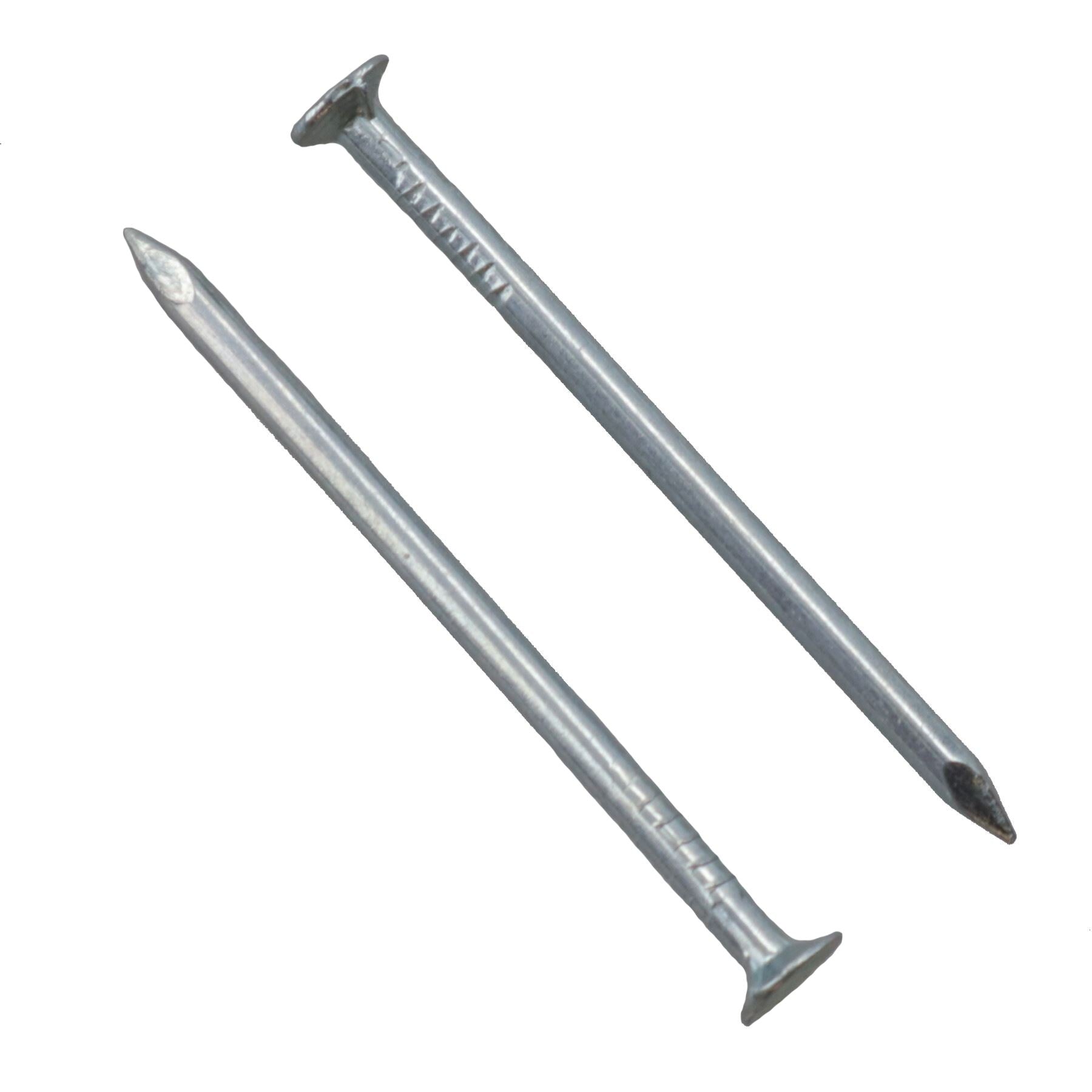 Clous à tête ronde en fil de fer 1,6 mm x 30 mm pour bois zingué