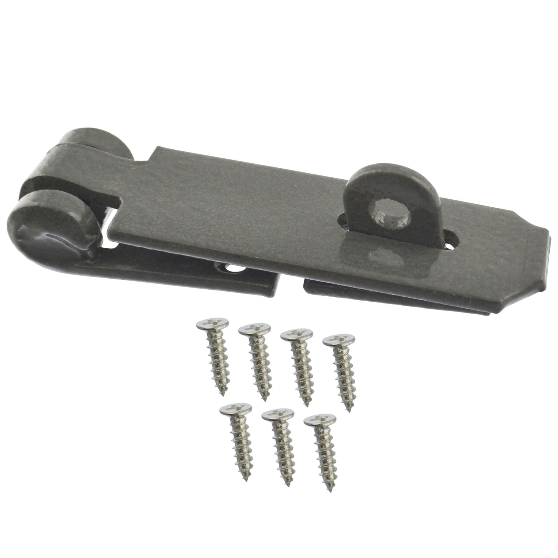 Heavy Duty Cast Iron 90 x 30mm Hasp and Staple Security Garage Shed TE158