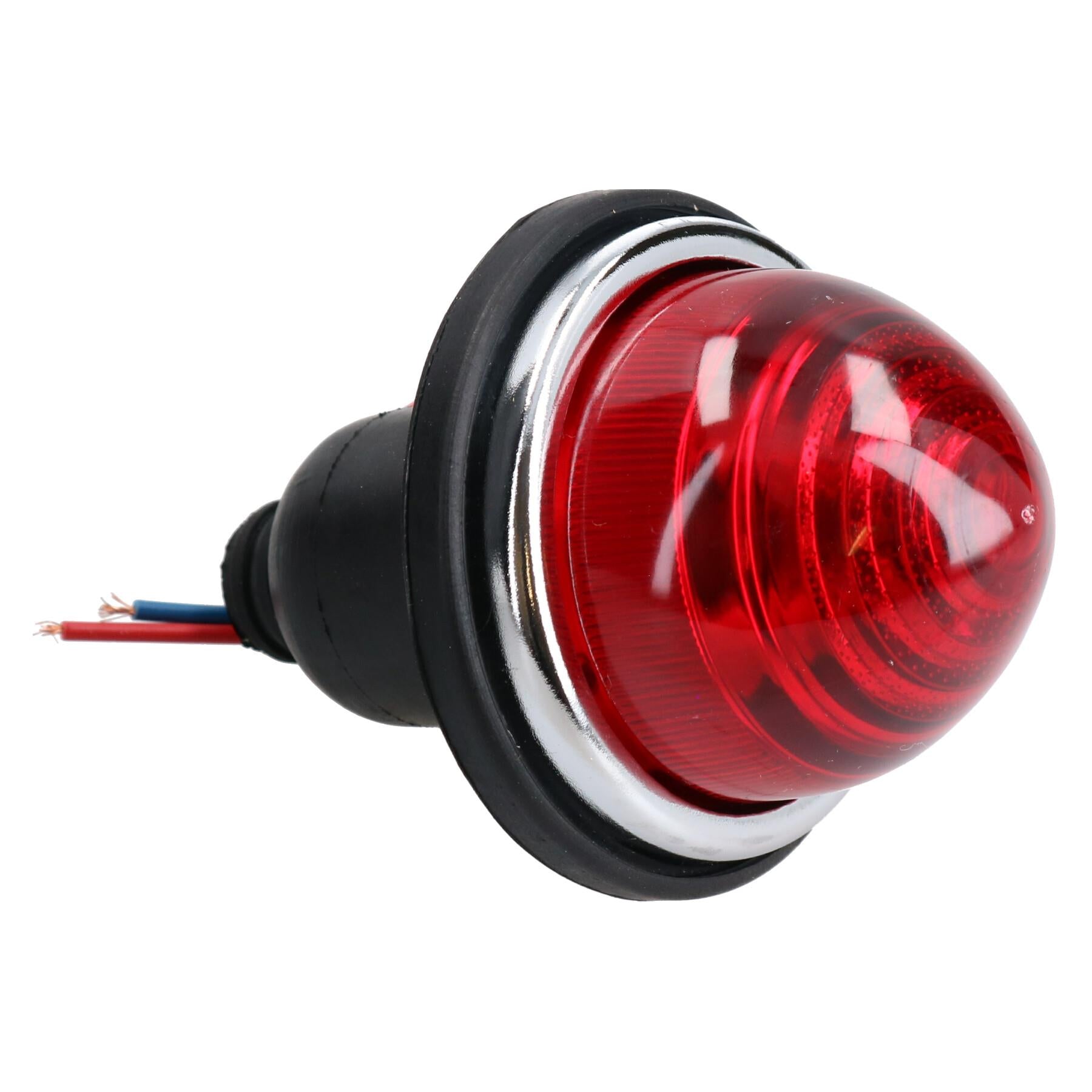 Feu arrière latéral et feu stop 12 V pour voiture classique, remorque, caravane, rouge