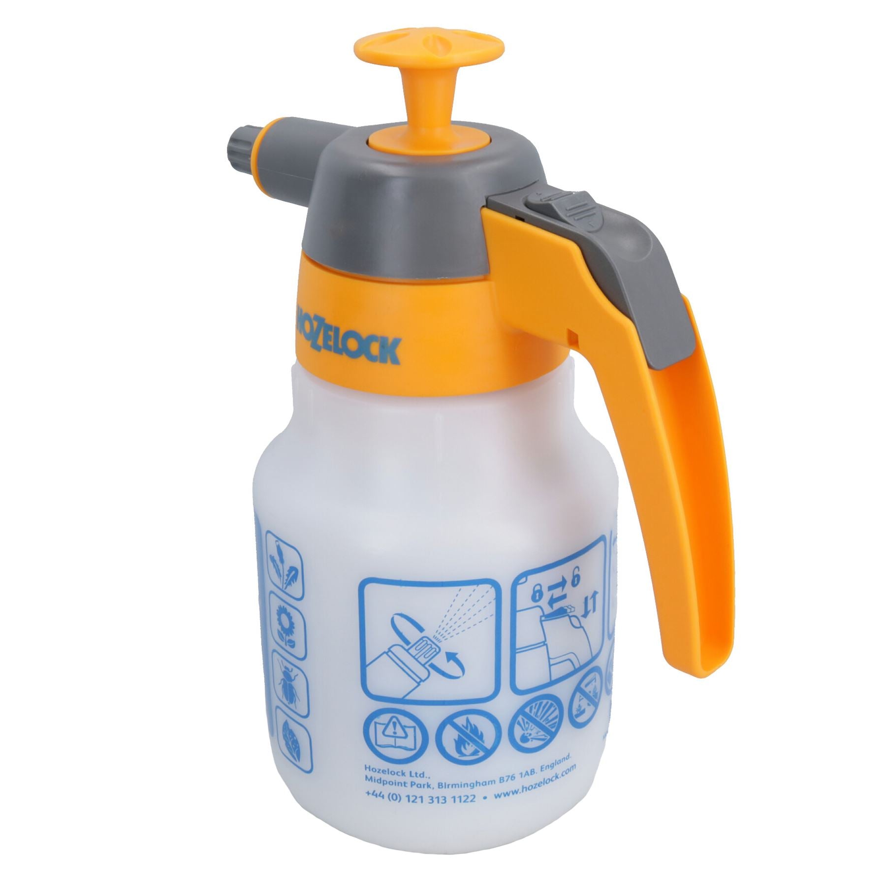 Hozelock Spraymist Drucksprüher, 1,25 l, für Innenbereich, Garten, Gewächshaus, Pflanzen