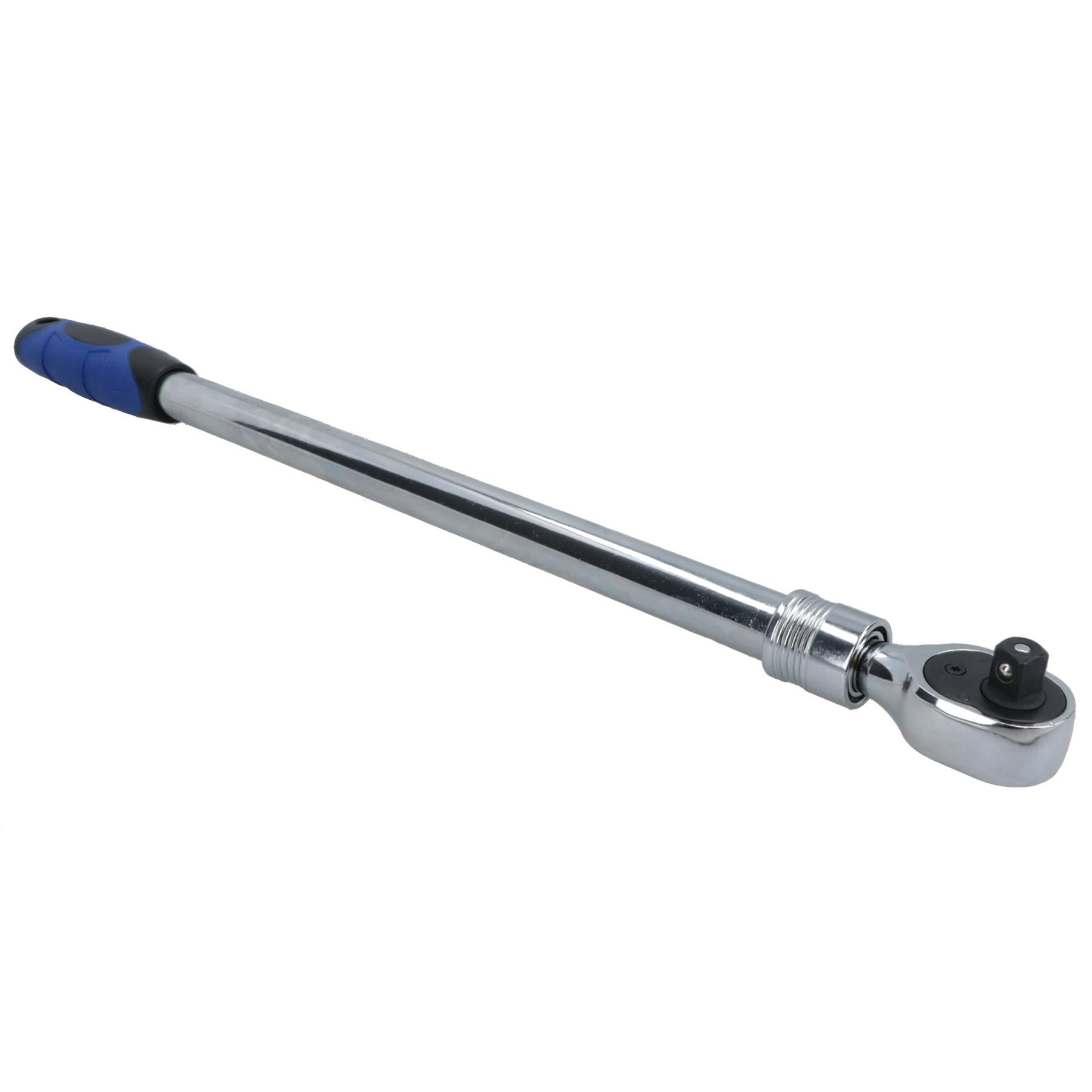 3/8in Drive Extendable Ratchet Socket Driver 460 – 610mm Quick Release 72 Teeth