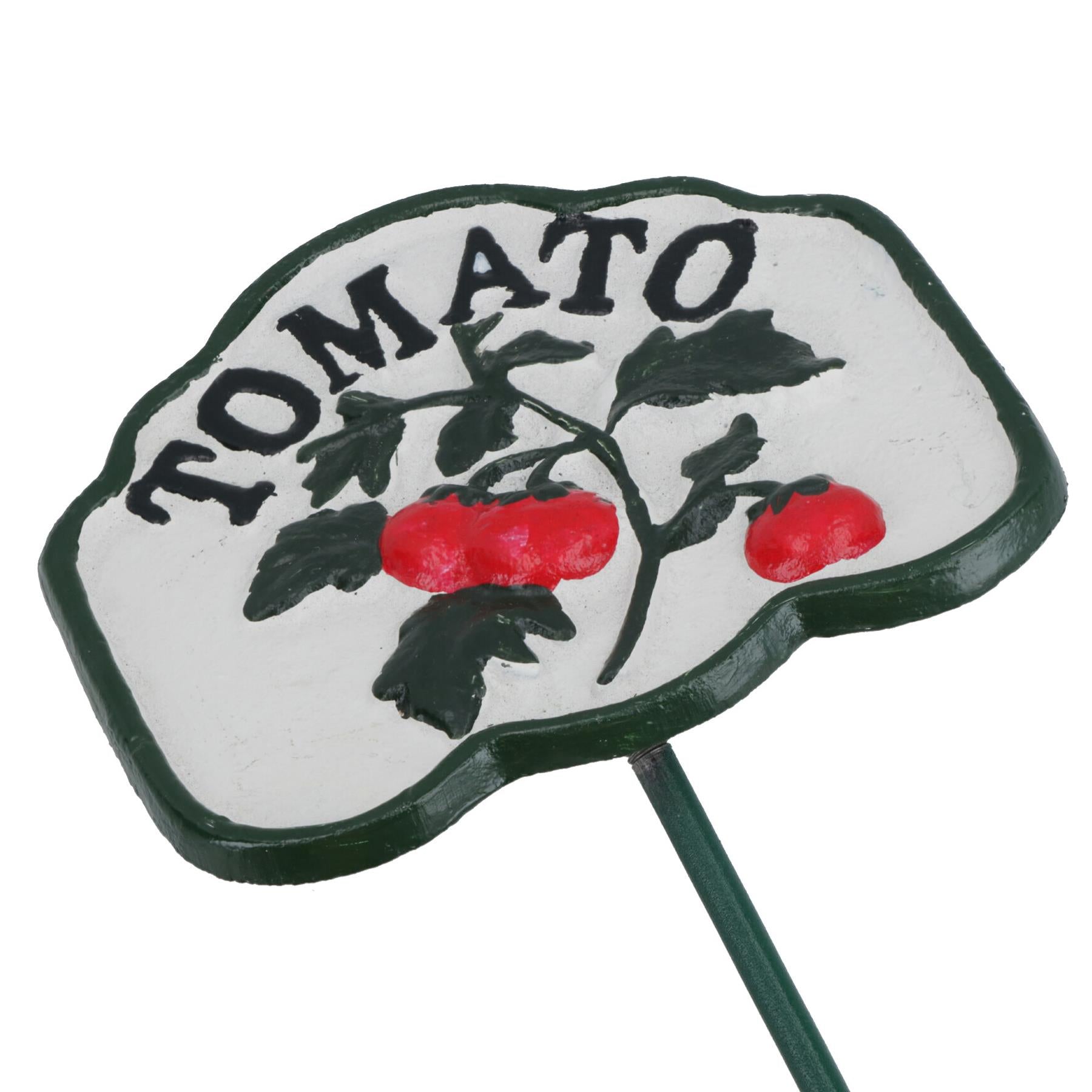 Vegetable Signs Markers Labels Cast Iron Plant Plaque Garden Yard Allotment