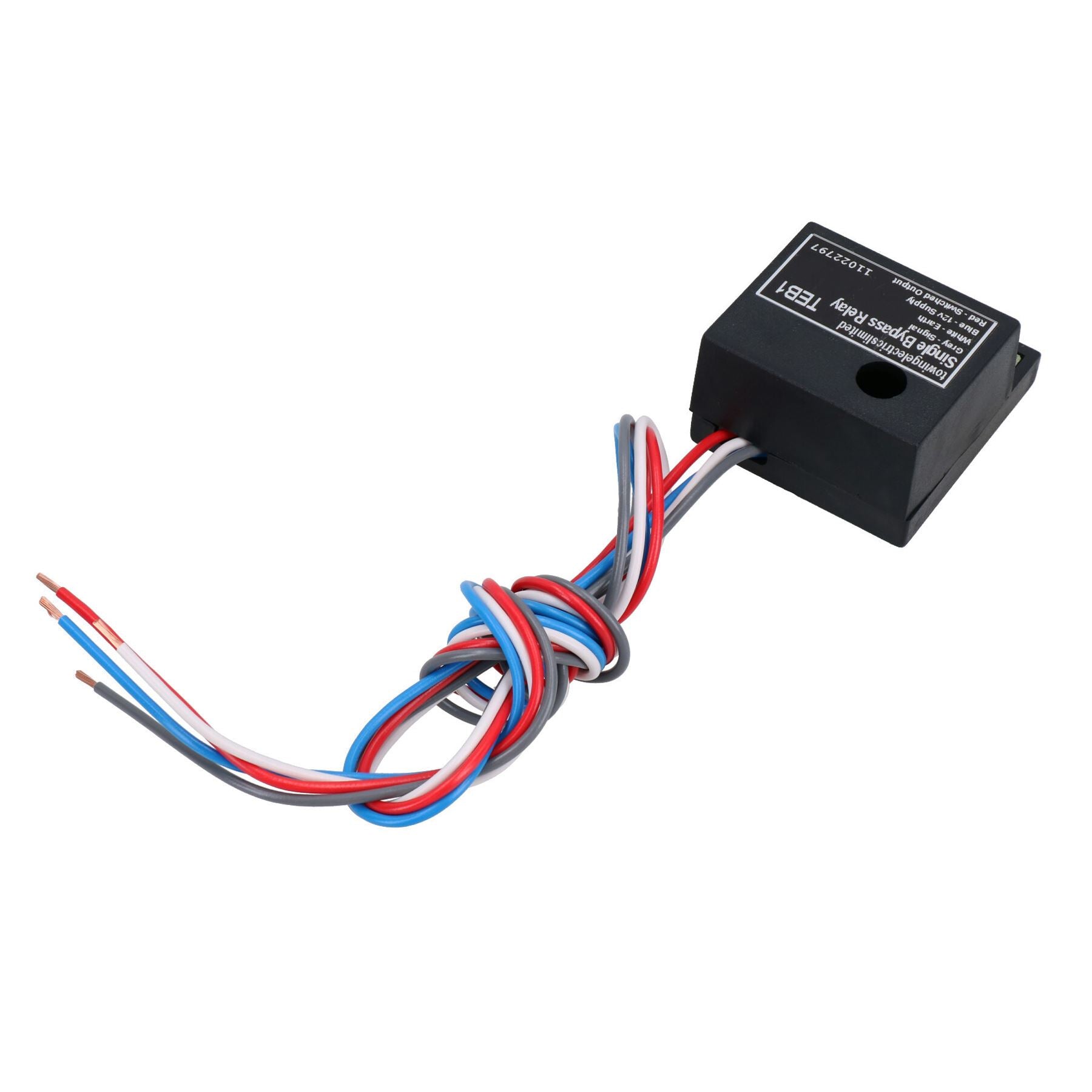 Single 1 Way 12v Bypass Relay Module for Ignition Feed Trailer Lights etc