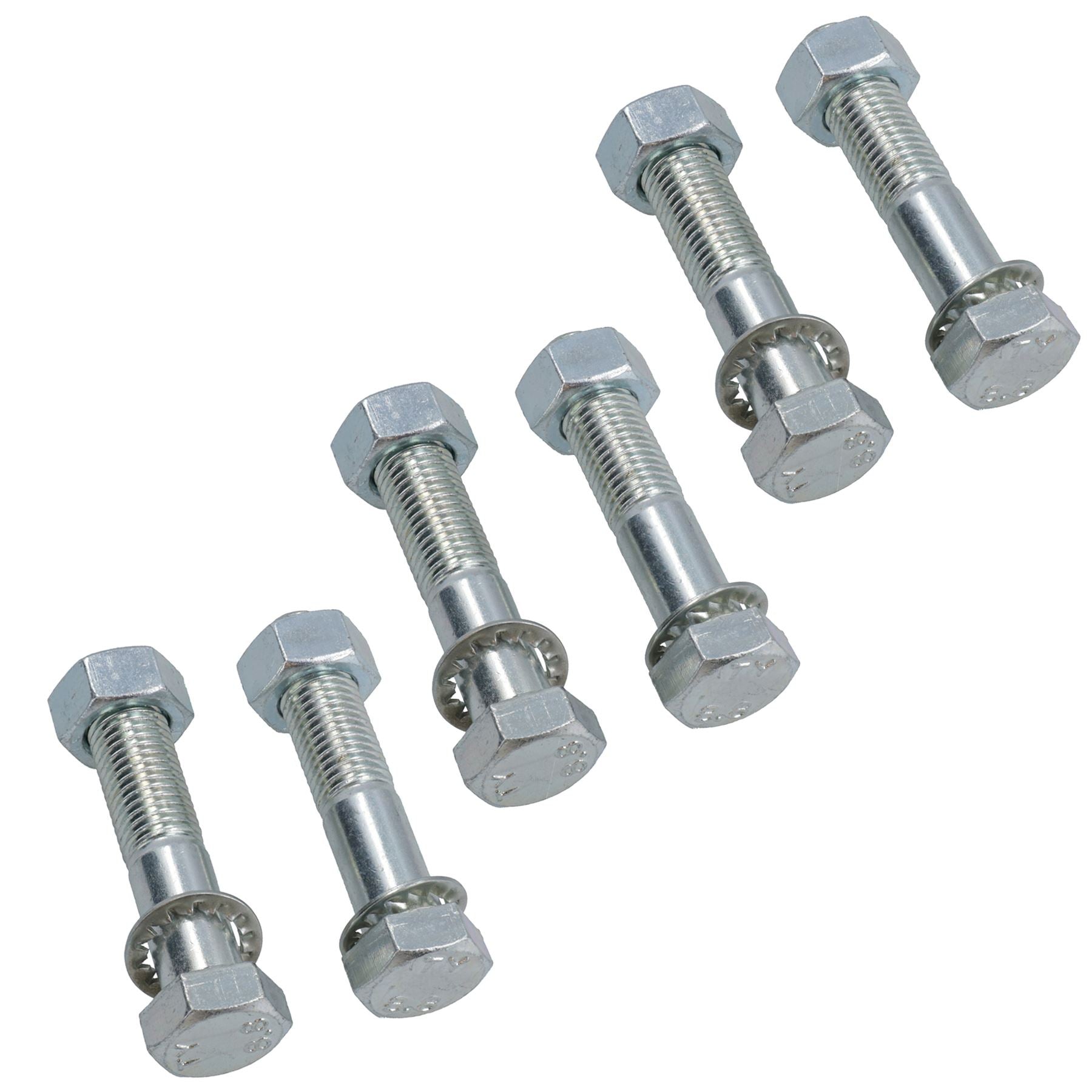 Boulons de fixation de boule de barre de remorquage haute résistance M16 (16 mm) x 75 mm, rondelles + écrous