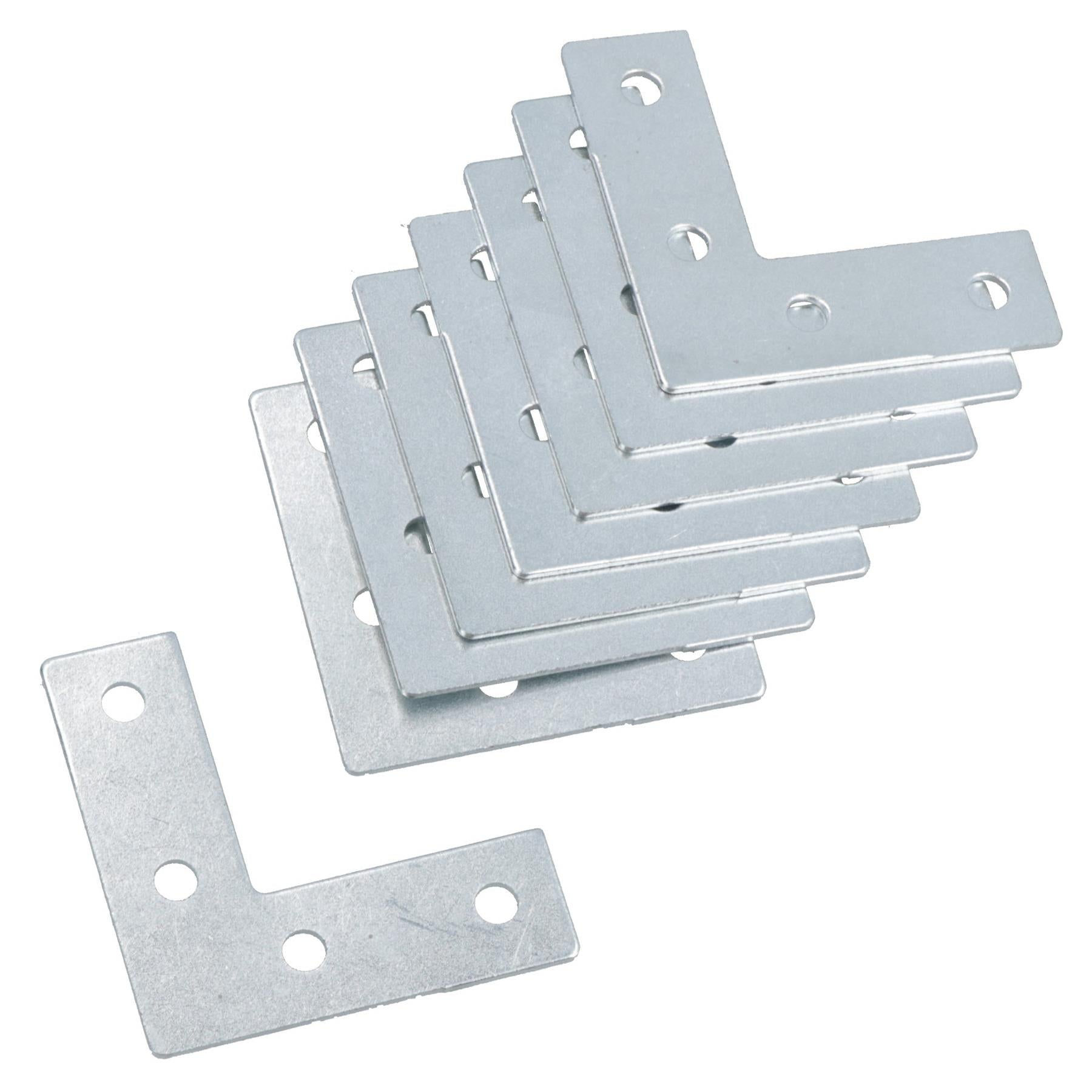 50mm (2in.) Corner Mending Plate Angle Bracket L Shape Reinforcing Repairing