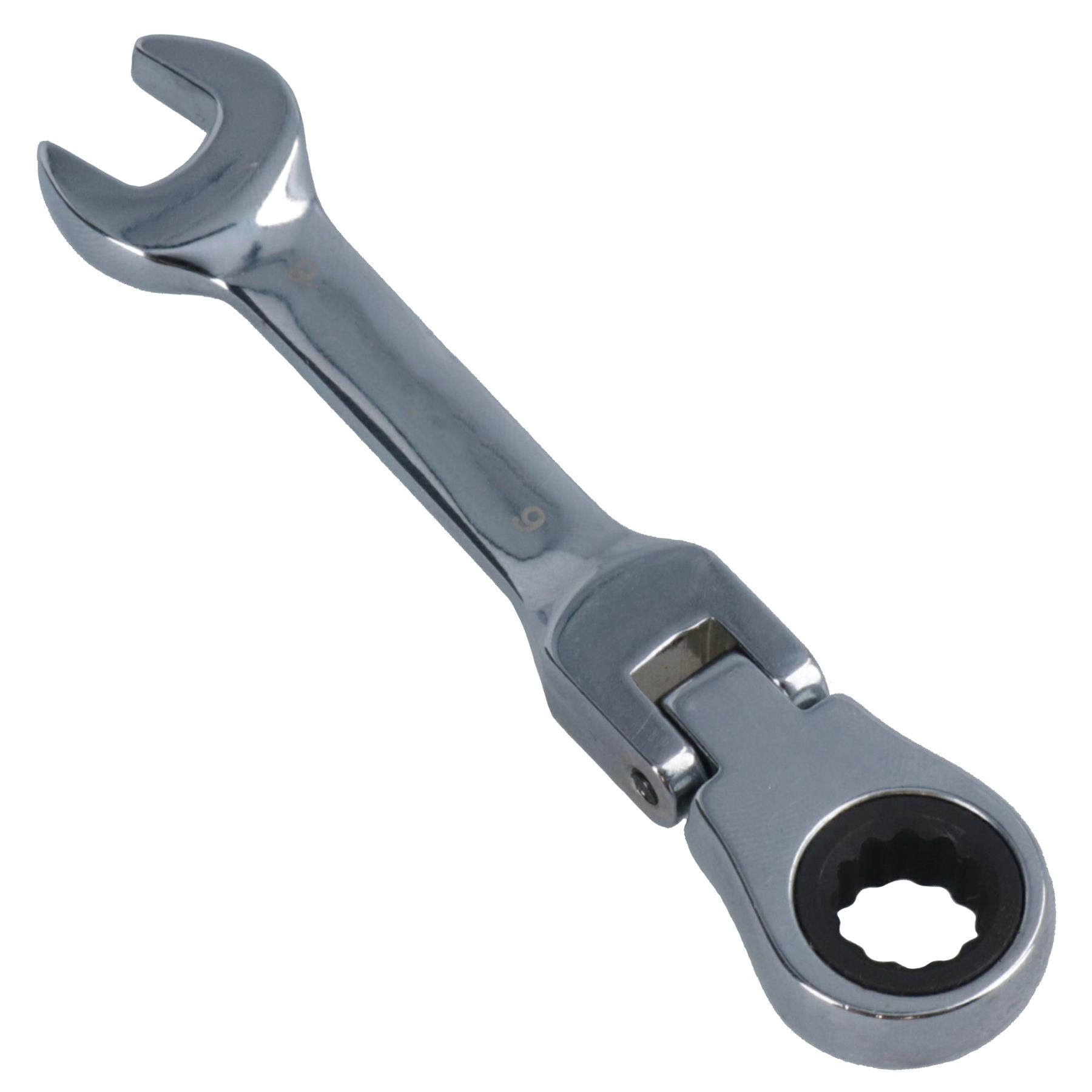 Jeu de clés mixtes à cliquet flexibles courtes métriques MM 8 mm – 19 mm