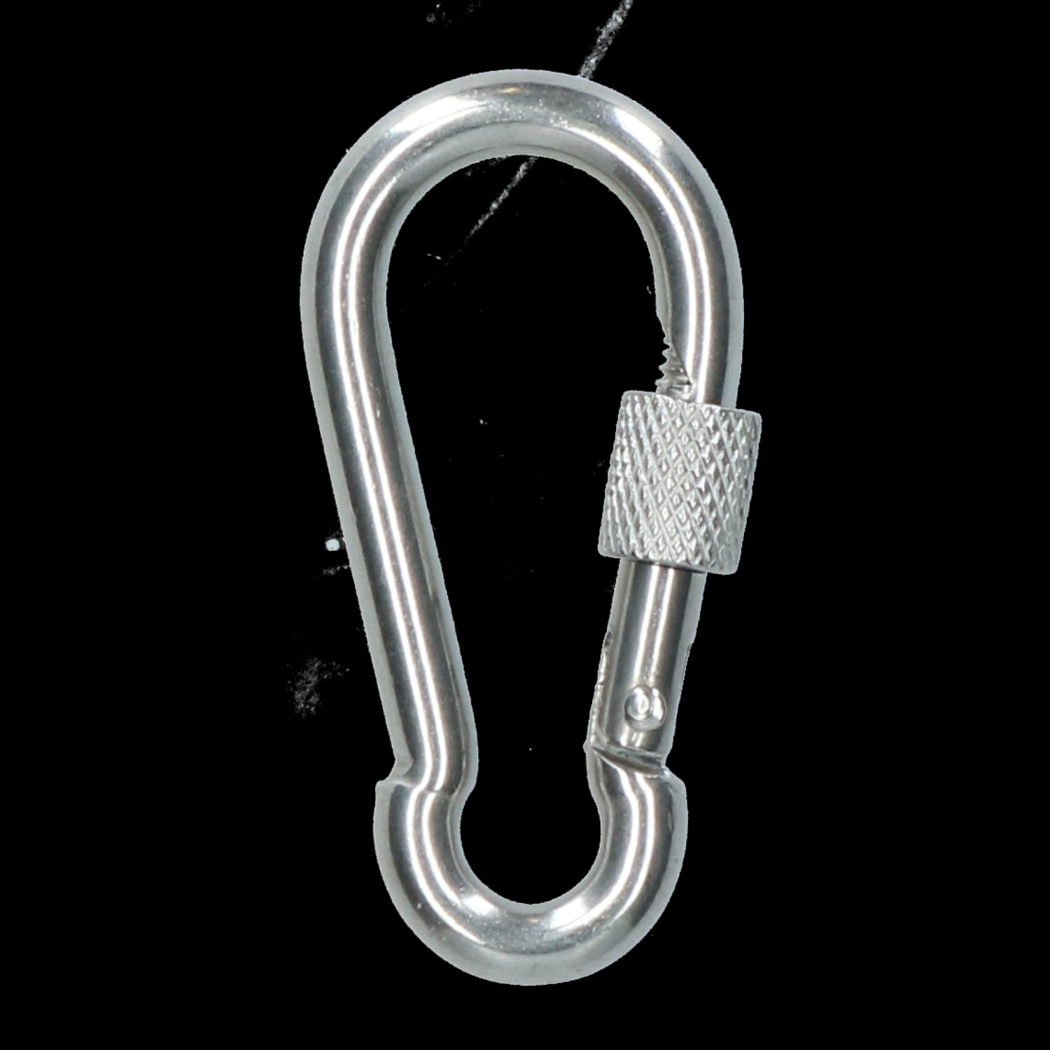 Carabiner Carbine Hook with Screw Gate 6mm MARINE GRADE Stainless Steel