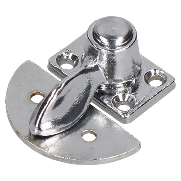 Gravelly Fastener Schwenkbarer Knebelverschluss, verchromte Nummernschild-Clips für Anhänger