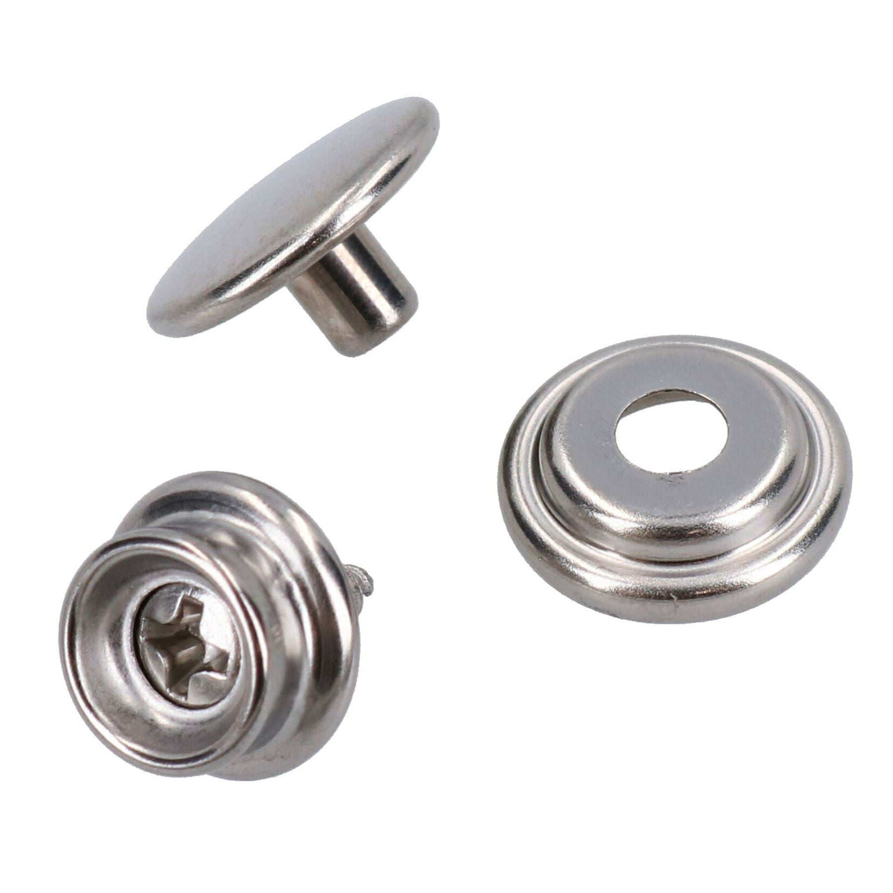 Boat Cover Stainless Steel Press Stud Repair Kit Snap Fastener Rivet Tool