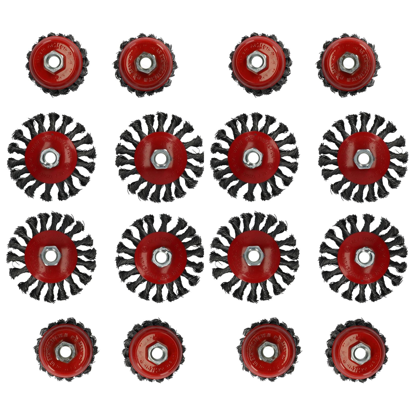 115mm Cup & Bevel Wire Twist Brush Rust Paint Removal For 4-1/2" Grinders