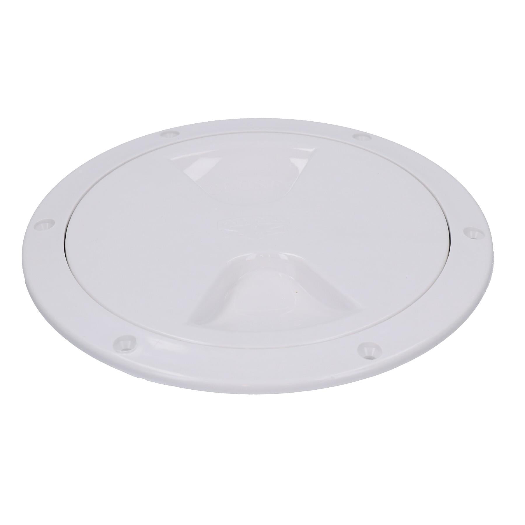 145mm Round Inspection Hatch Waterproof Cover IPX6 White 115mm Cut Out