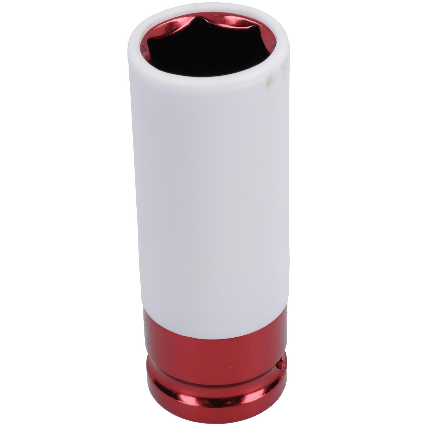 1/2 Zoll Antrieb, tiefe metrische MM-Steckschlüssel für Leichtmetall-Radmuttern, 17 mm, 19 mm, 21 mm