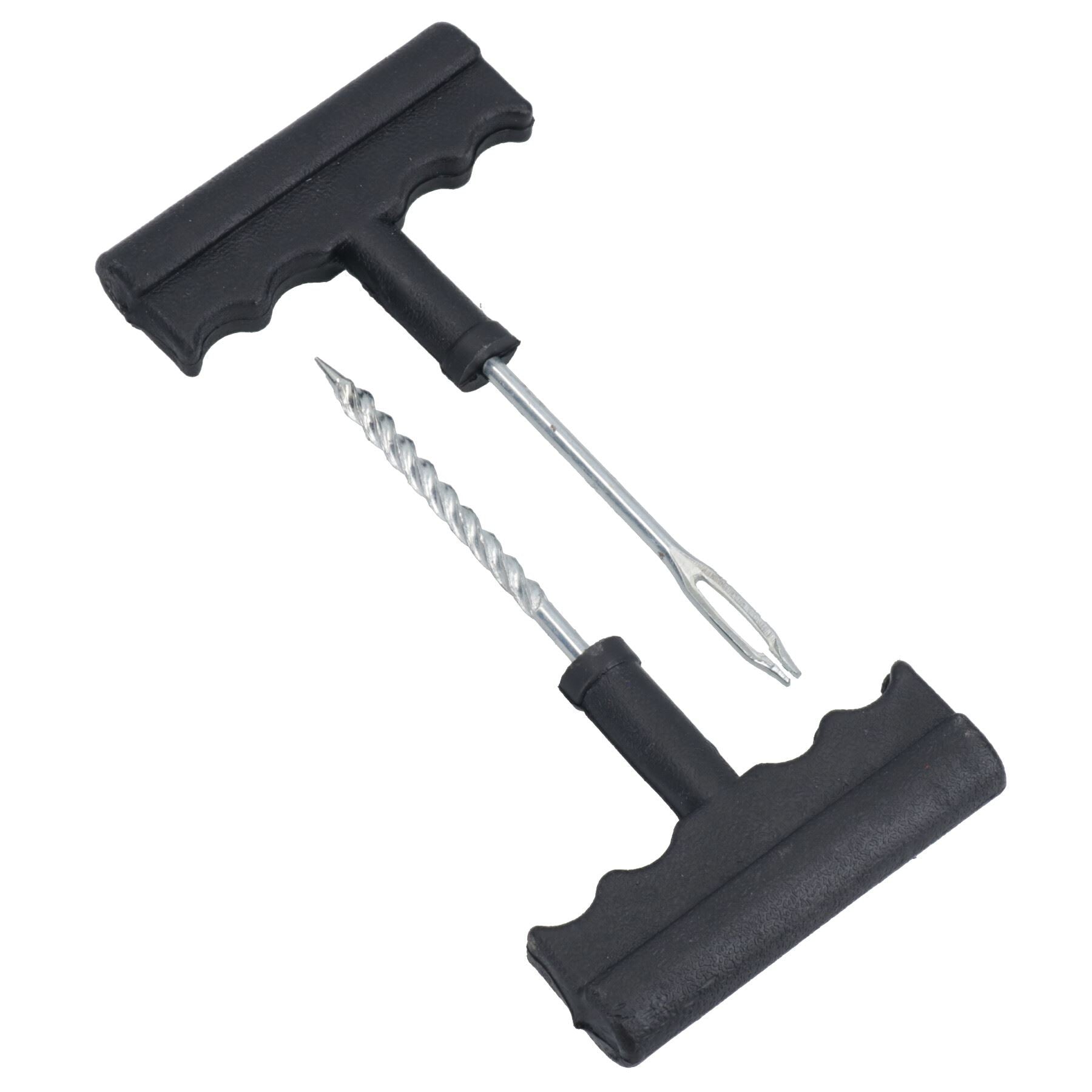 Kit de réparation de crevaison de pneu d'urgence pour vélos, voitures, camionnettes, pneus sans chambre à air 6 pièces