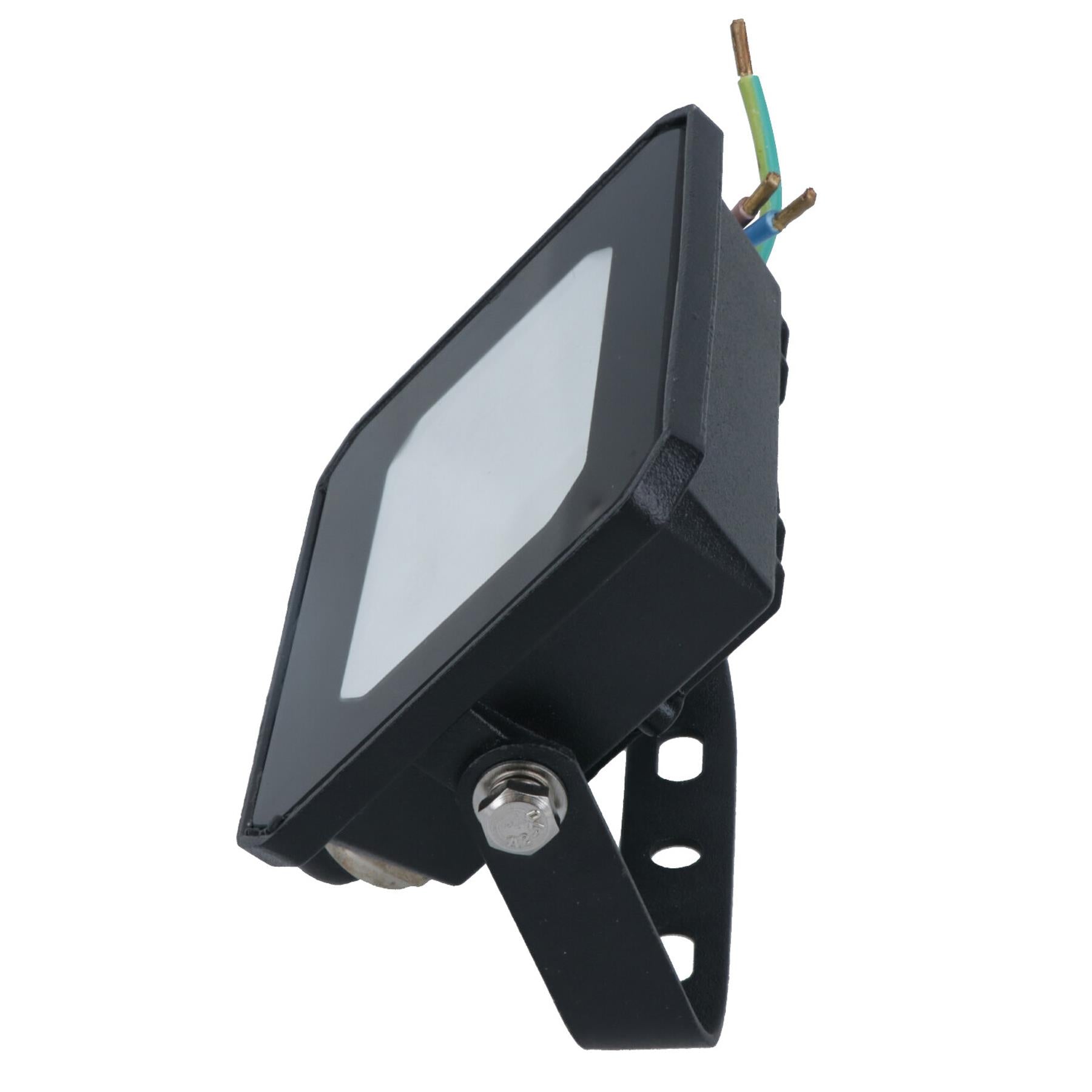 10 Watt LED Mini Floodlight Garden Lighting 800 Lumens IP65 + Mounting Bracket