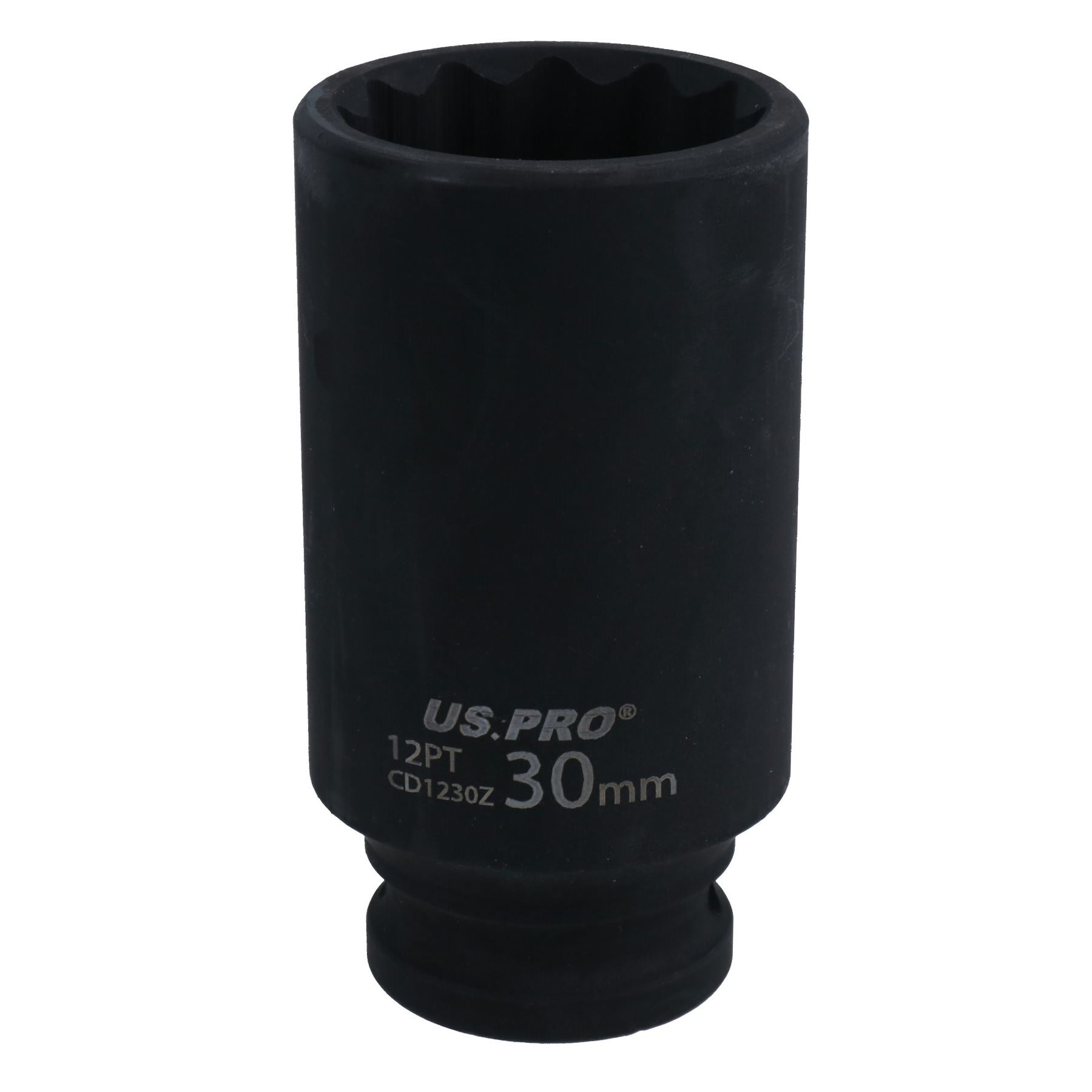 Douille pour écrou d'essieu de moyeu à impact métrique profonde de 30 mm 1/2" 12 pans Bi Hex