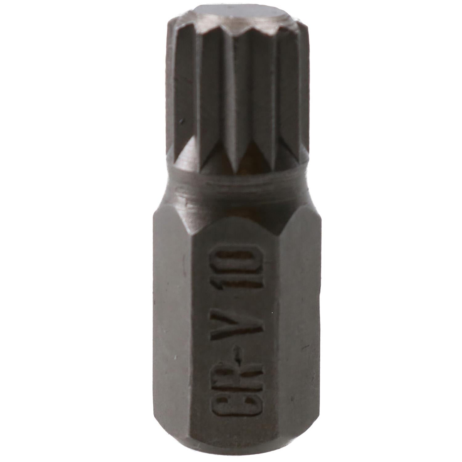 M5 – M12 Spline Triple Squared Bits with 10mm Shank 30mm or 75mm Length