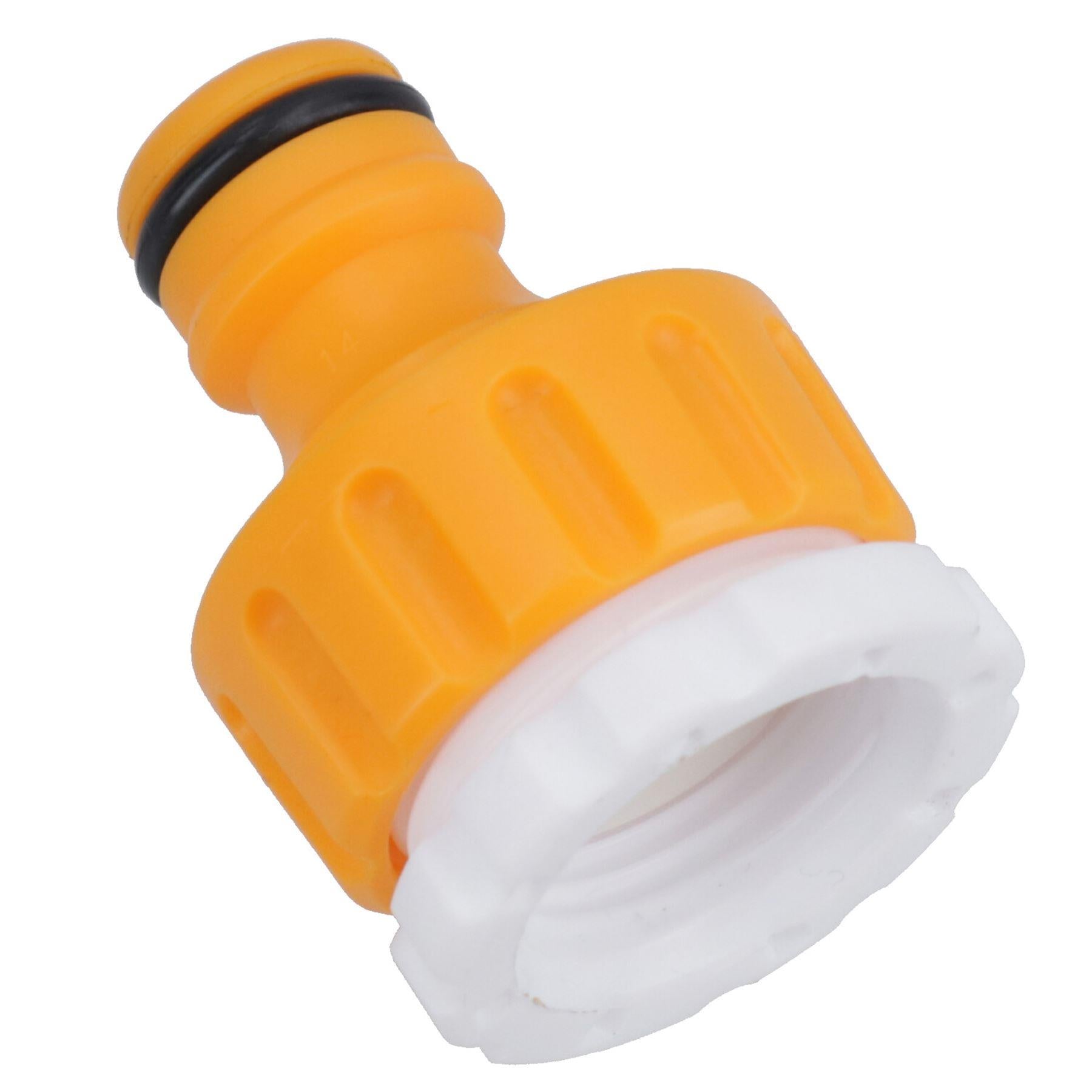 Outdoor Garden Tap Hose Threaded Tap Connector 3/4in with 1/2in Reducer