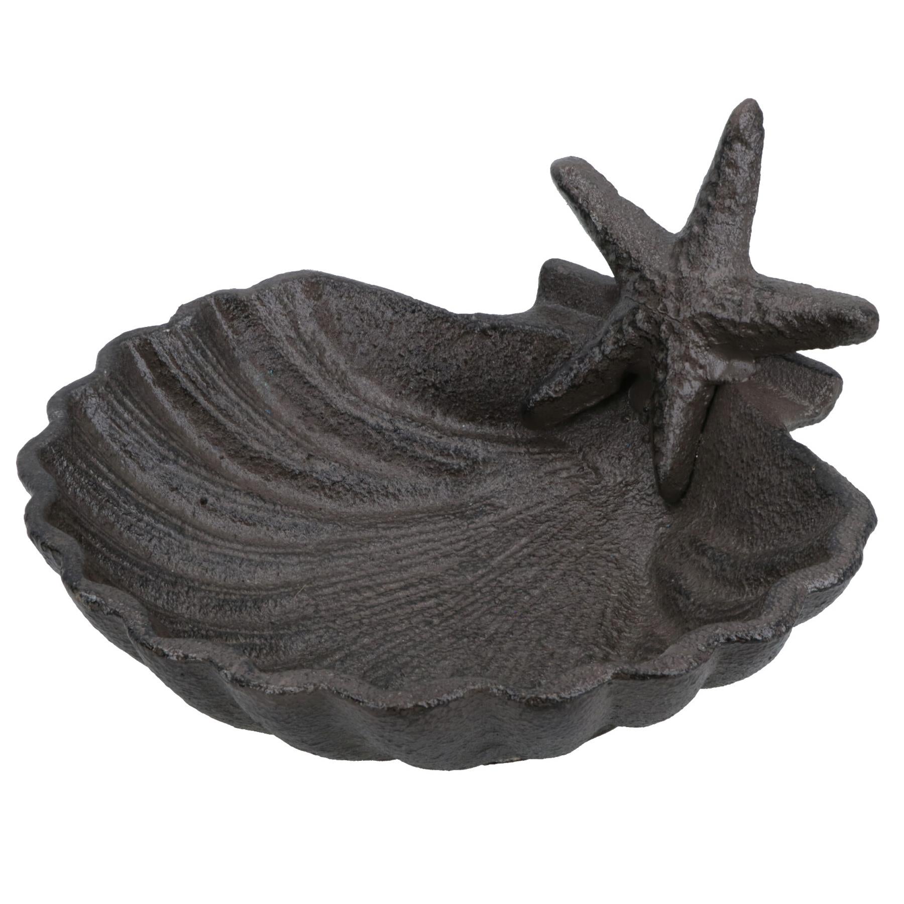 Starfish On Shell Soap Dish Bar Holder Seaside Vibe Bathroom Toilet Beach