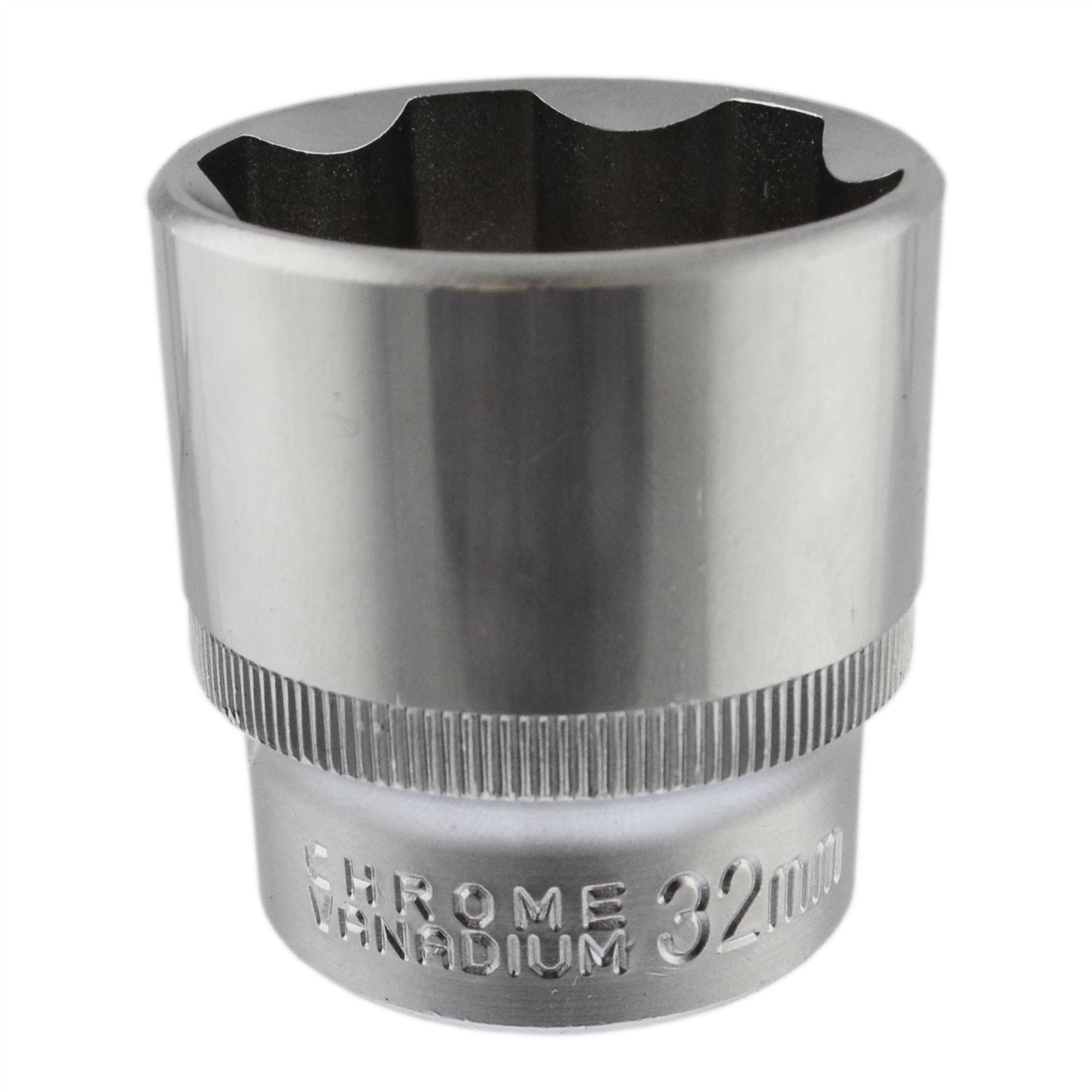 32 mm 1/2 Zoll Dr-Steckschlüsseleinsatz Super Lock metrisch flach CRV Rändelgriff 6-Punkt TE794