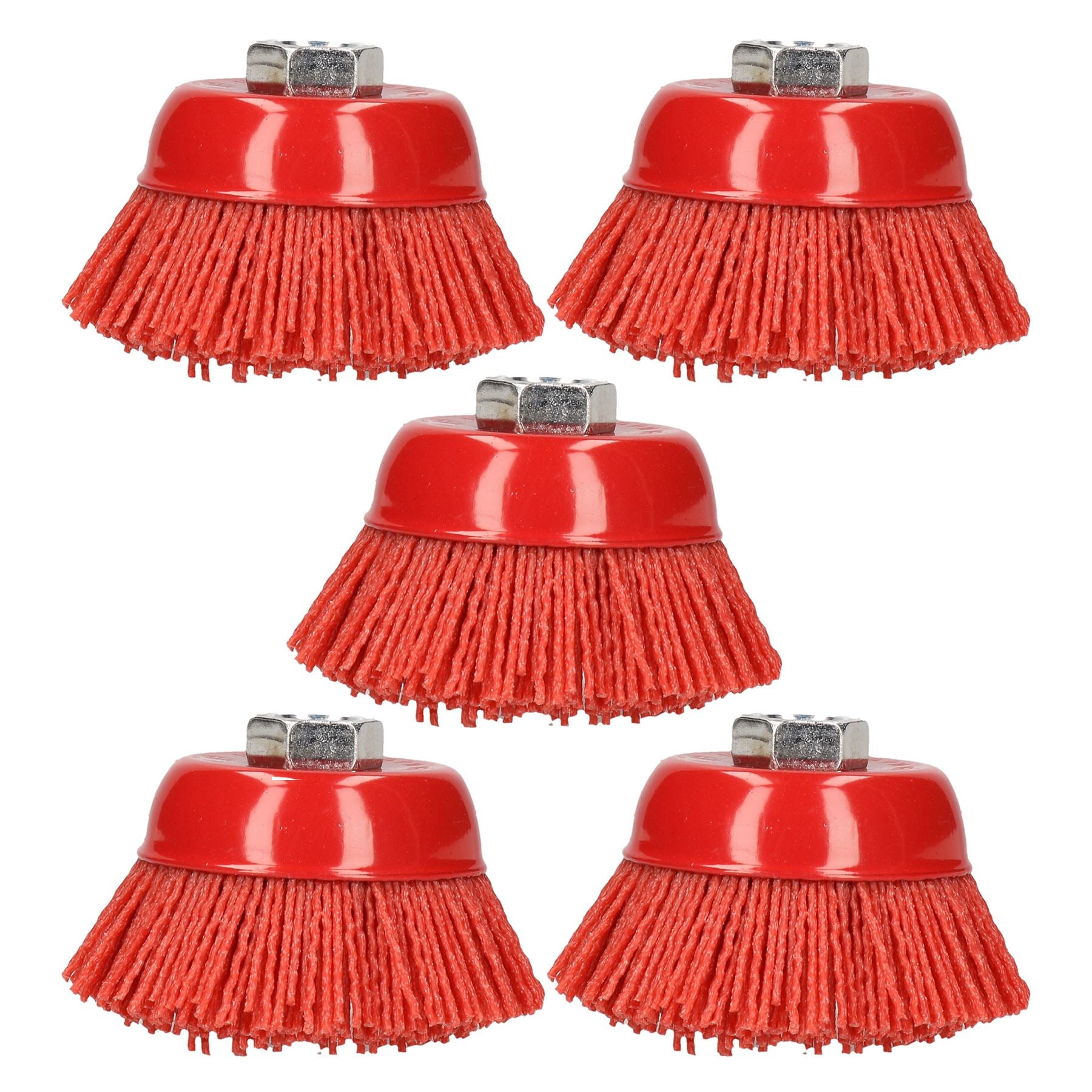 Meule abrasive en filament de nylon pour brosse de coupe de 75 mm pour polissage des métaux et dérouillage