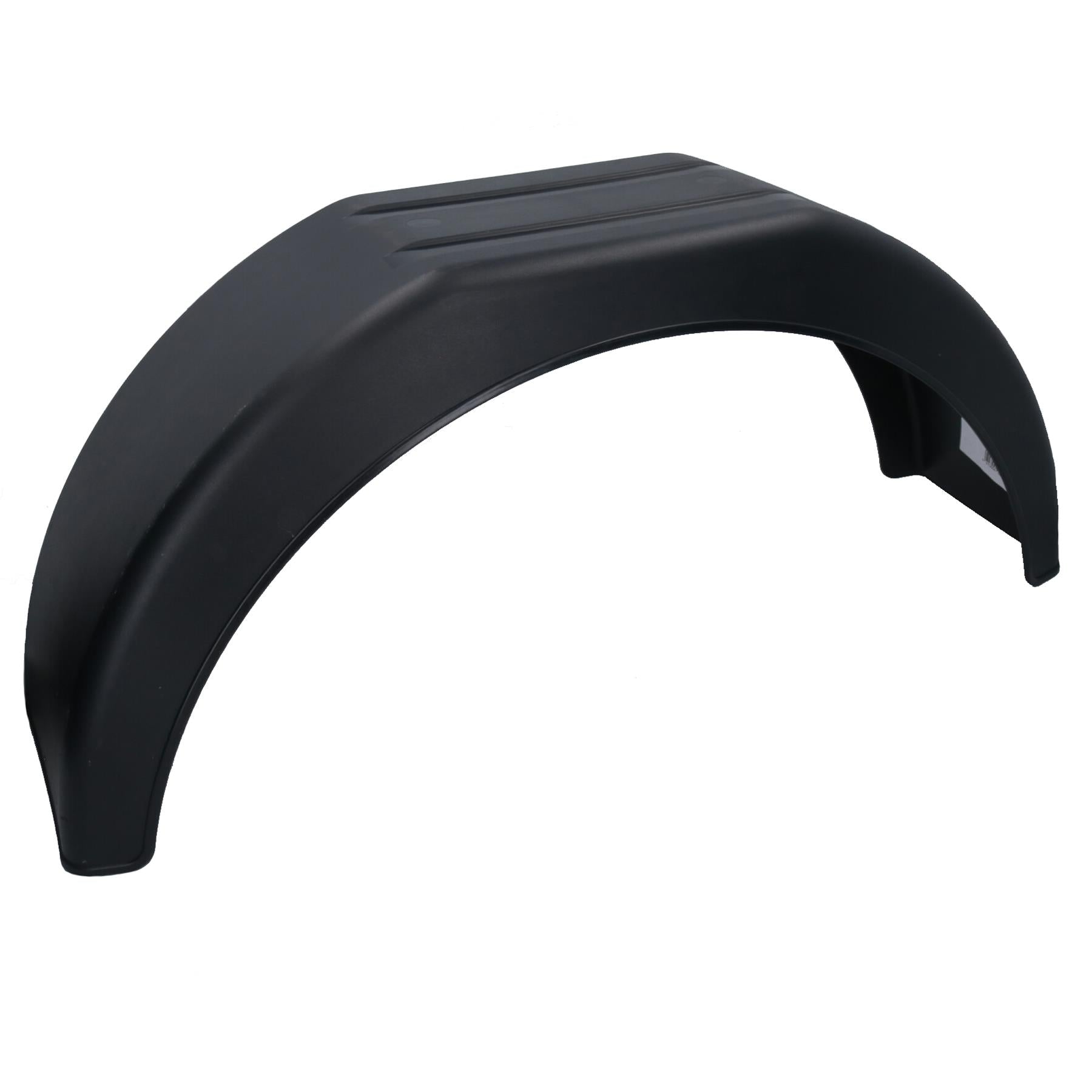4 x 14 Inch Plastic Trailer Mudguard Wheel Arch Wing Fender + 12 x Fixing Brackets