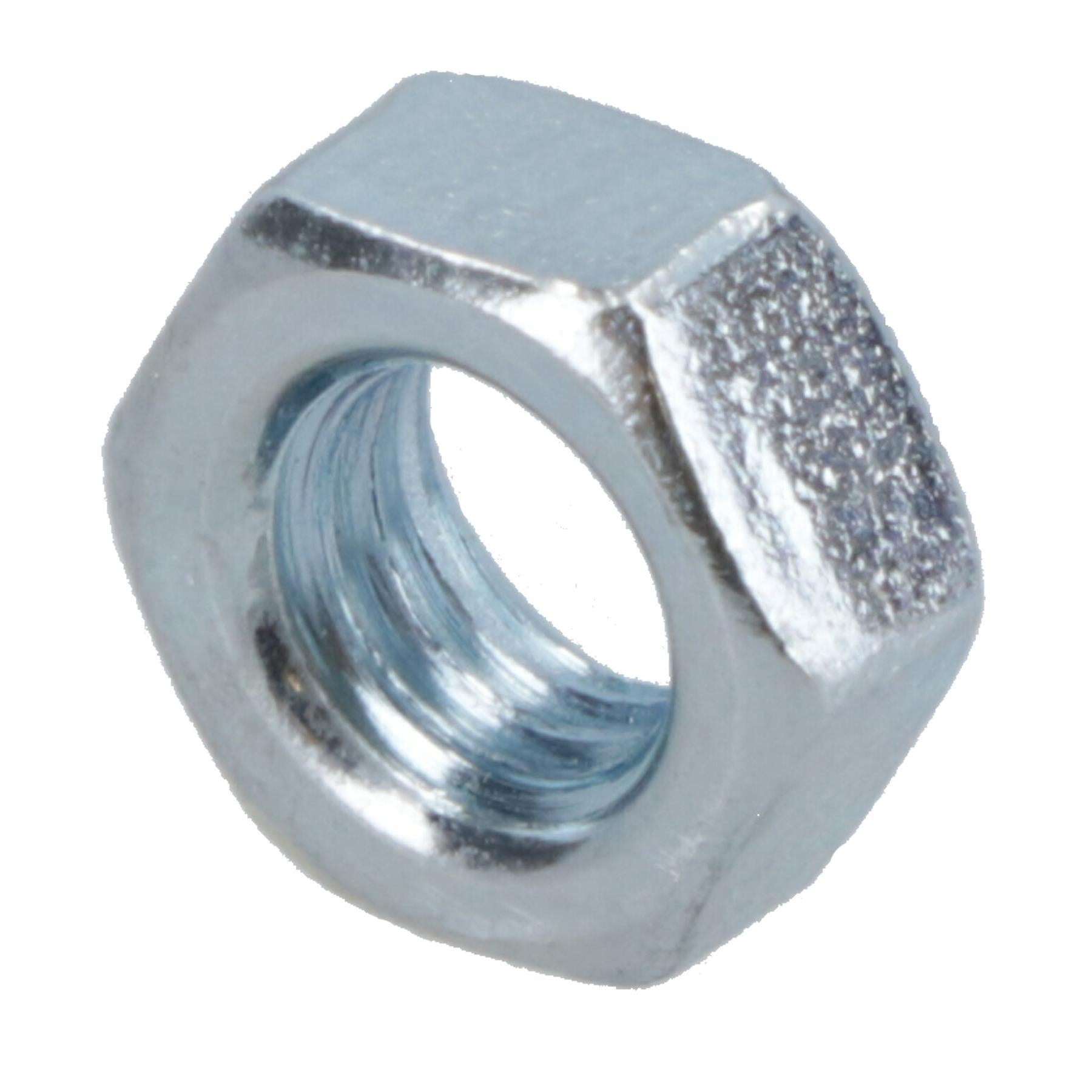 M4 / 4mm Hex Full Nut Fastener Hexagonal Metric Nuts Grade 8 Zinc Plated