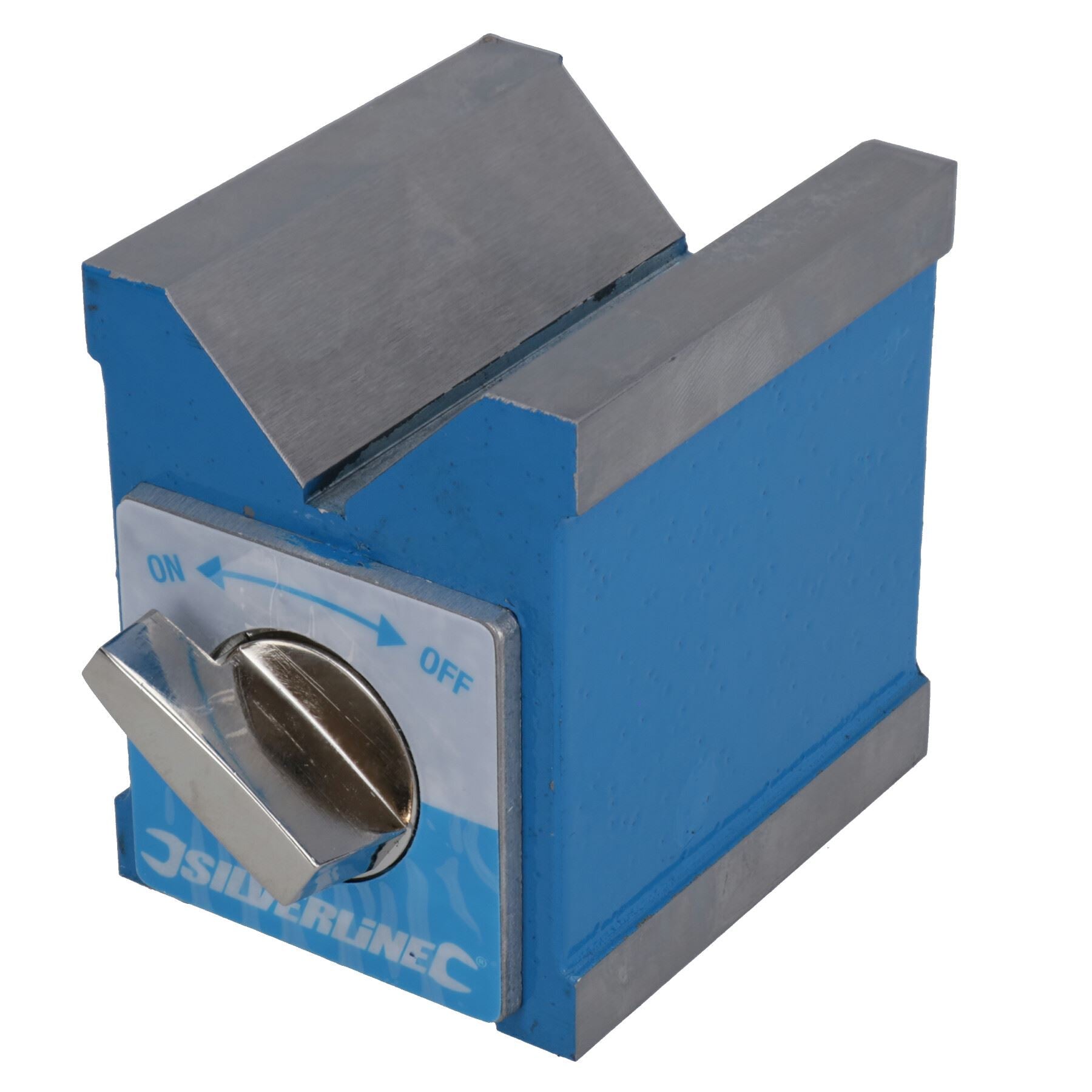 Pince de maintien magnétique en V pour embouts ronds, rectangulaires ou carrés Sil133