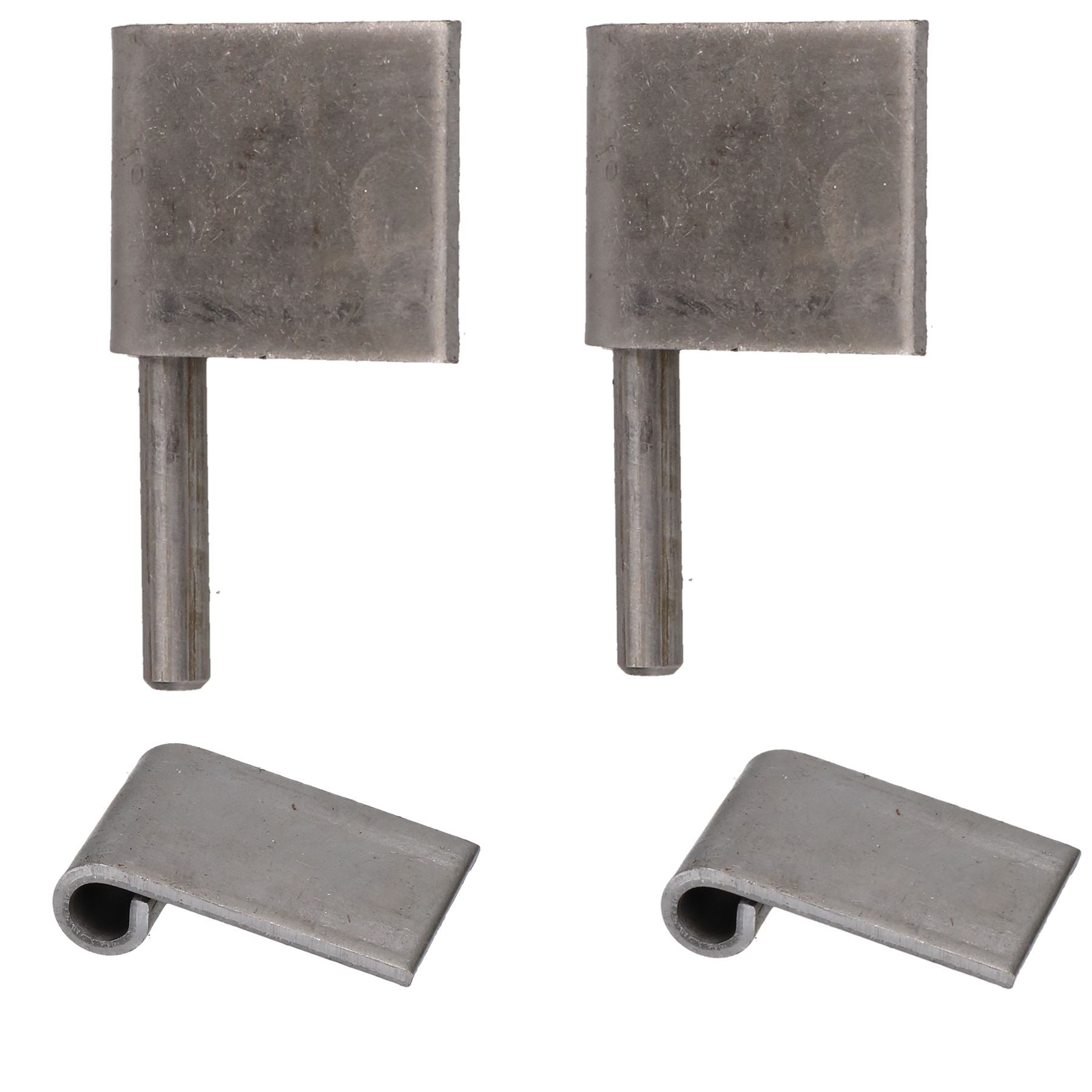 2er-Pack rechtshändige ausziehbare Scharniere aus Stahl, 50 x 80 mm, robustes Türscharnier