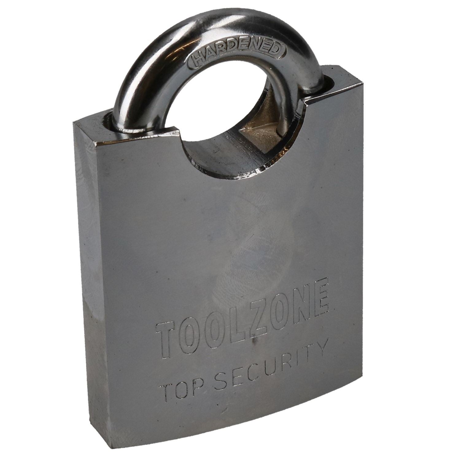 60 mm Sicherheitsvorhängeschloss für Schuppentore, 3 Schlüssel, 20 mm Schaft, Messingkern, Sicherheit