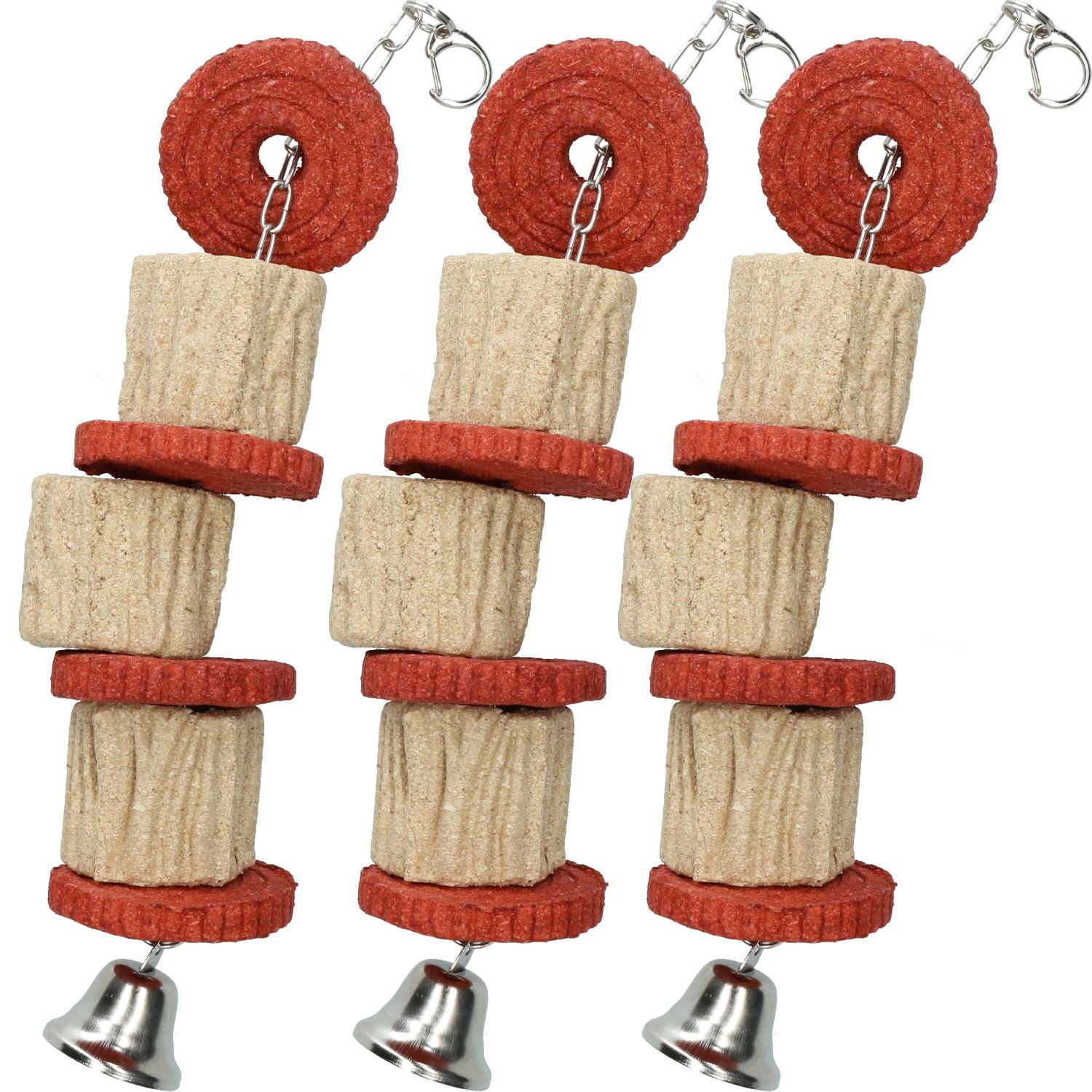 Small Animals/ Birds Boredom Breaker Edible Hide N Treat Chain - Large 3Pack