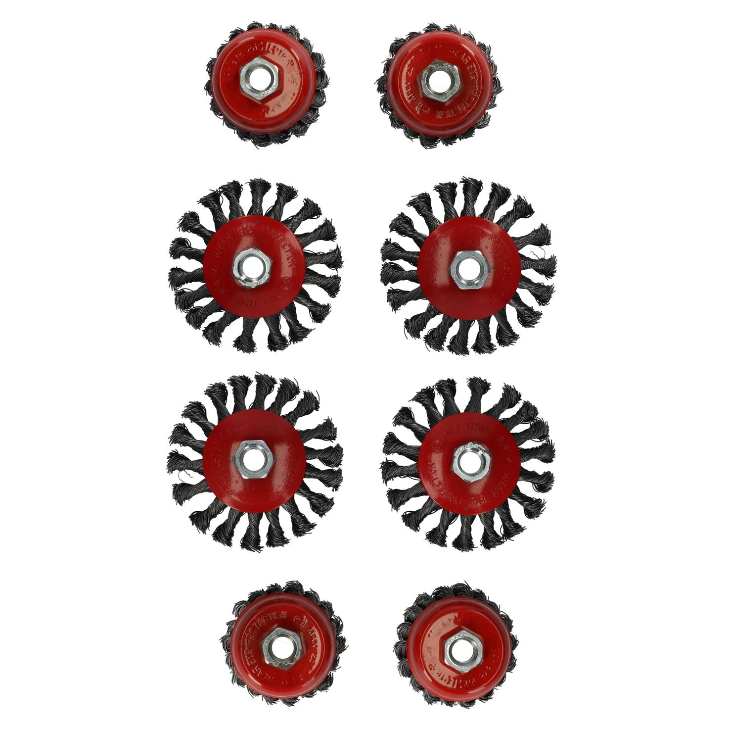 115mm Cup & Bevel Wire Twist Brush Rust Paint Removal For 4-1/2" Grinders