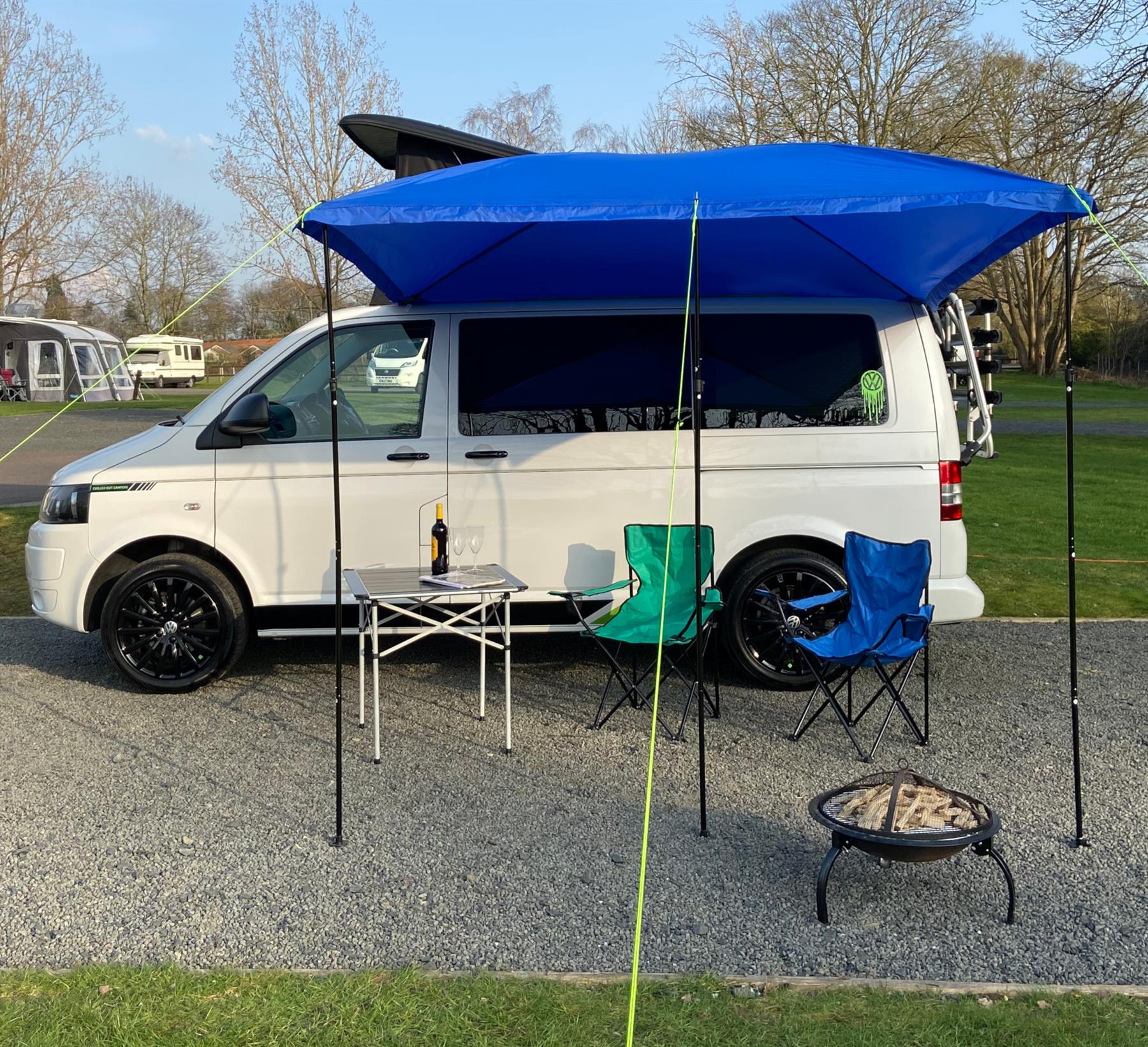 Dome Sun Canopy Awning Shelter Campervan Caravan Motorhome Sunshade