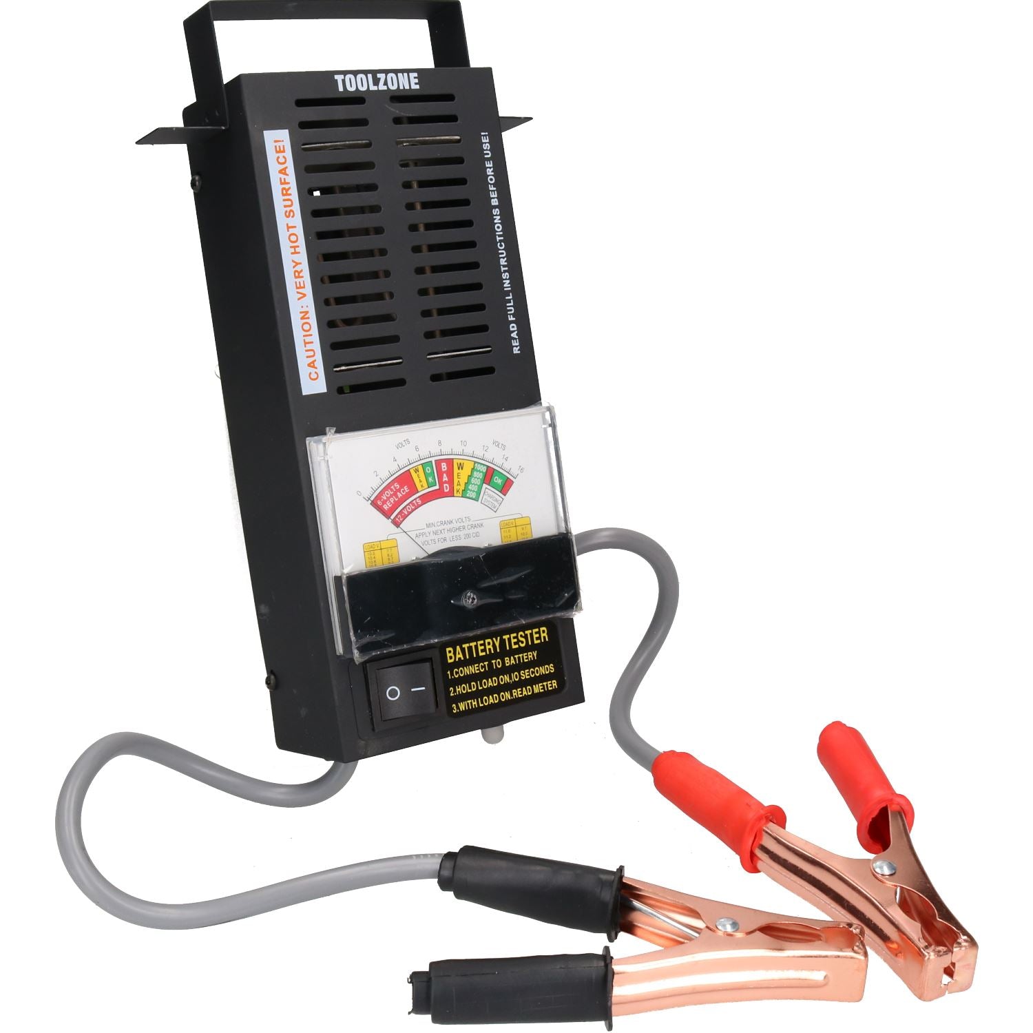 Testeur de charge de batterie de voiture 6 V/12 V 100 A Testeur de système de charge d'alternateur