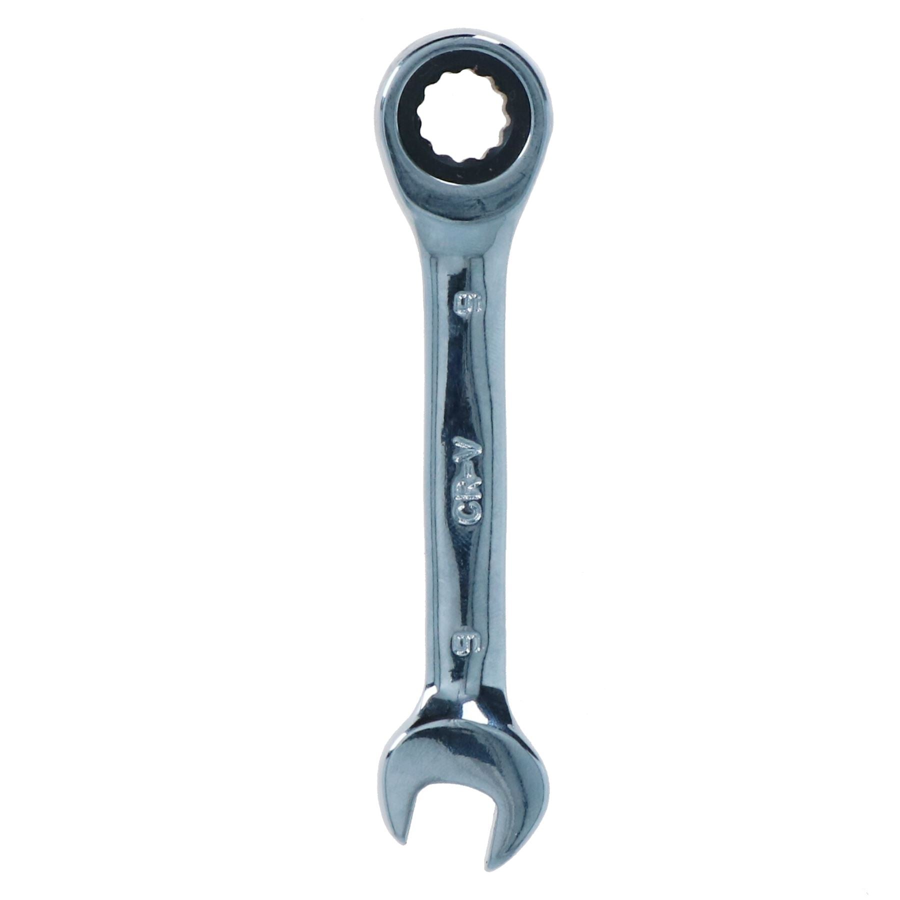 Clé mixte à cliquet courte métrique MM 72 dents 8 mm – 19 mm