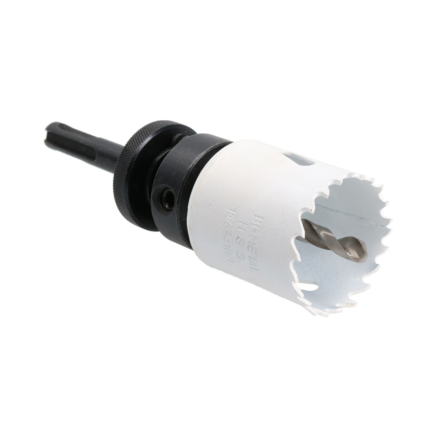 SDS-Plus-Dorndornaufsatz, komplett mit HSS-Lochsäge, 32 mm – 152 mm