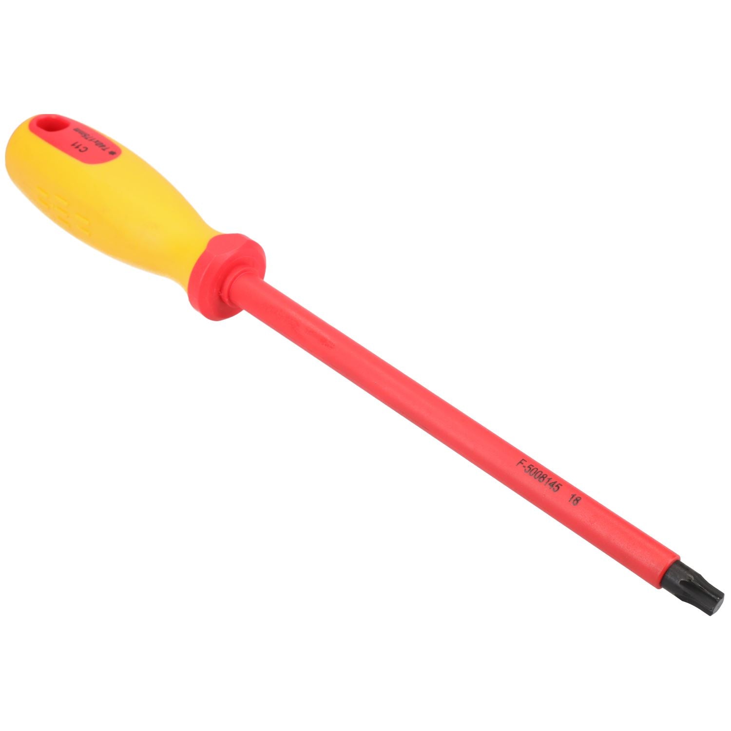 Tournevis Torx mâles isolés VDE T10 – T40 pour électriciens voitures hybrides