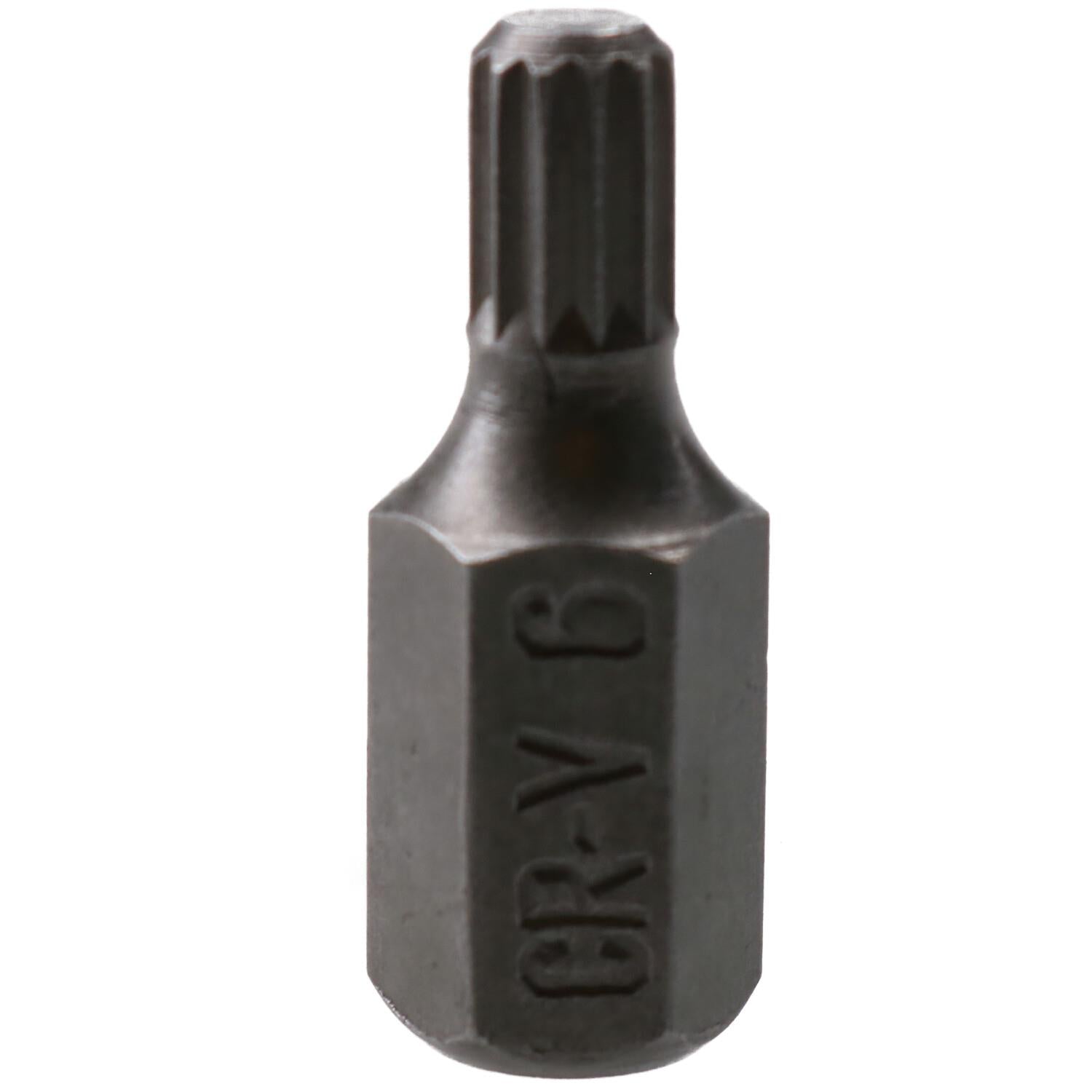 Embouts à triple carré cannelé M5 – M12 avec tige de 10 mm et longueur de 30 mm ou 75 mm