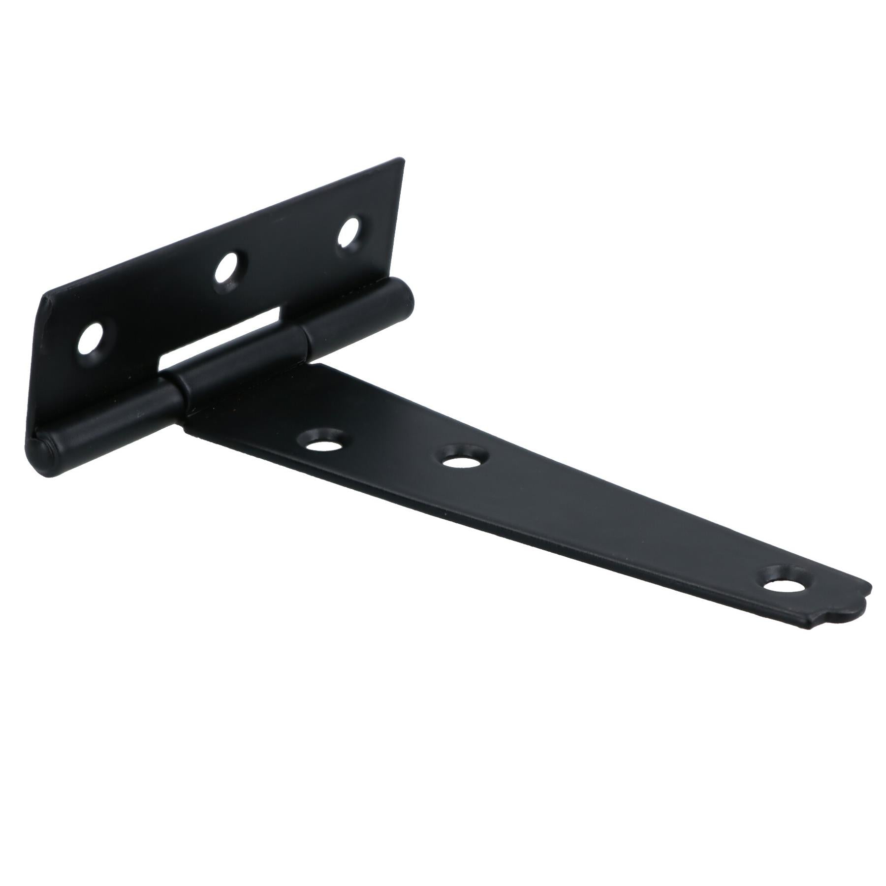 Heavy Duty T Tee Hinge For Sheds Gates Black Powder Coated Finish 4 – 18 Inch