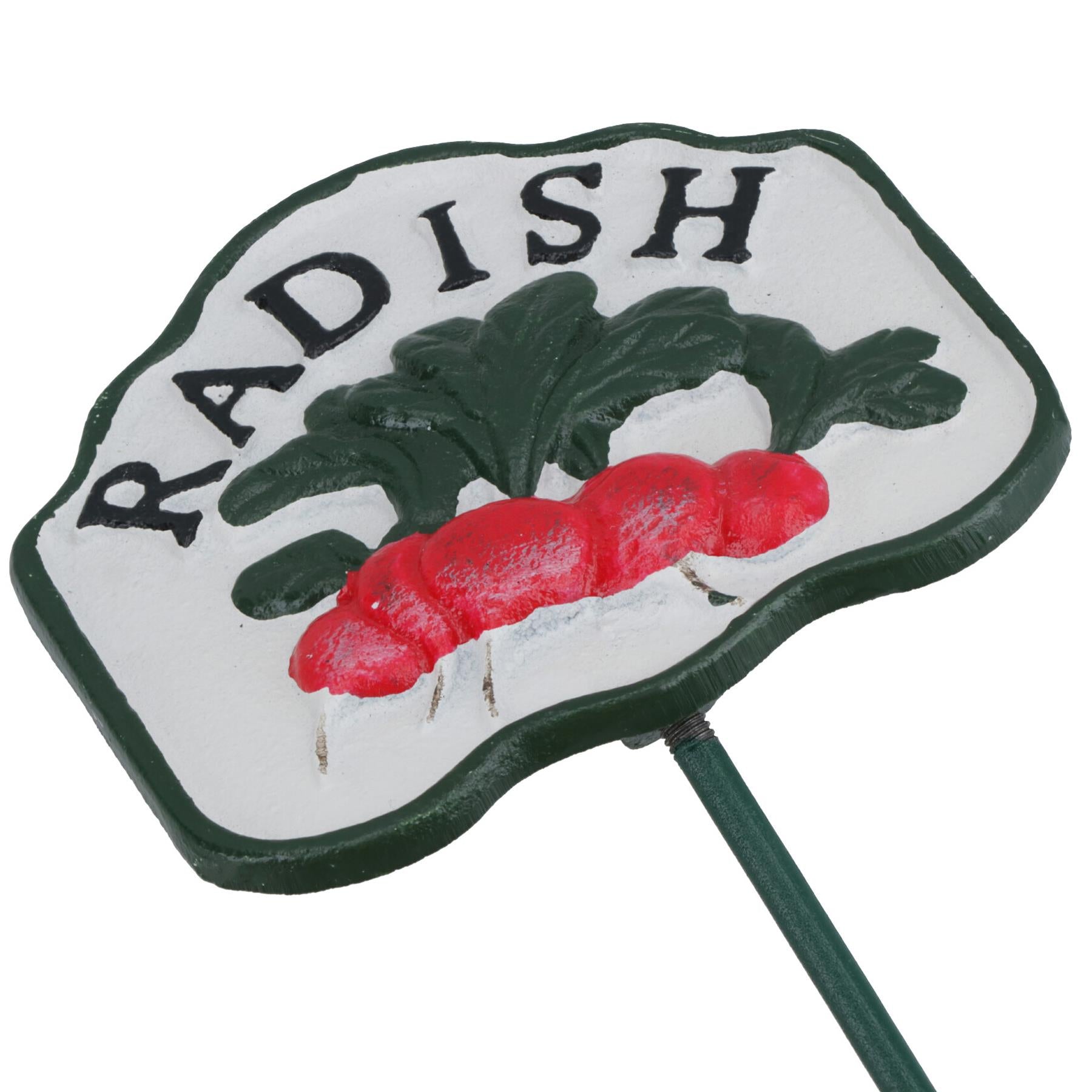 Vegetable Signs Markers Labels Cast Iron Plant Plaque Garden Yard Allotment