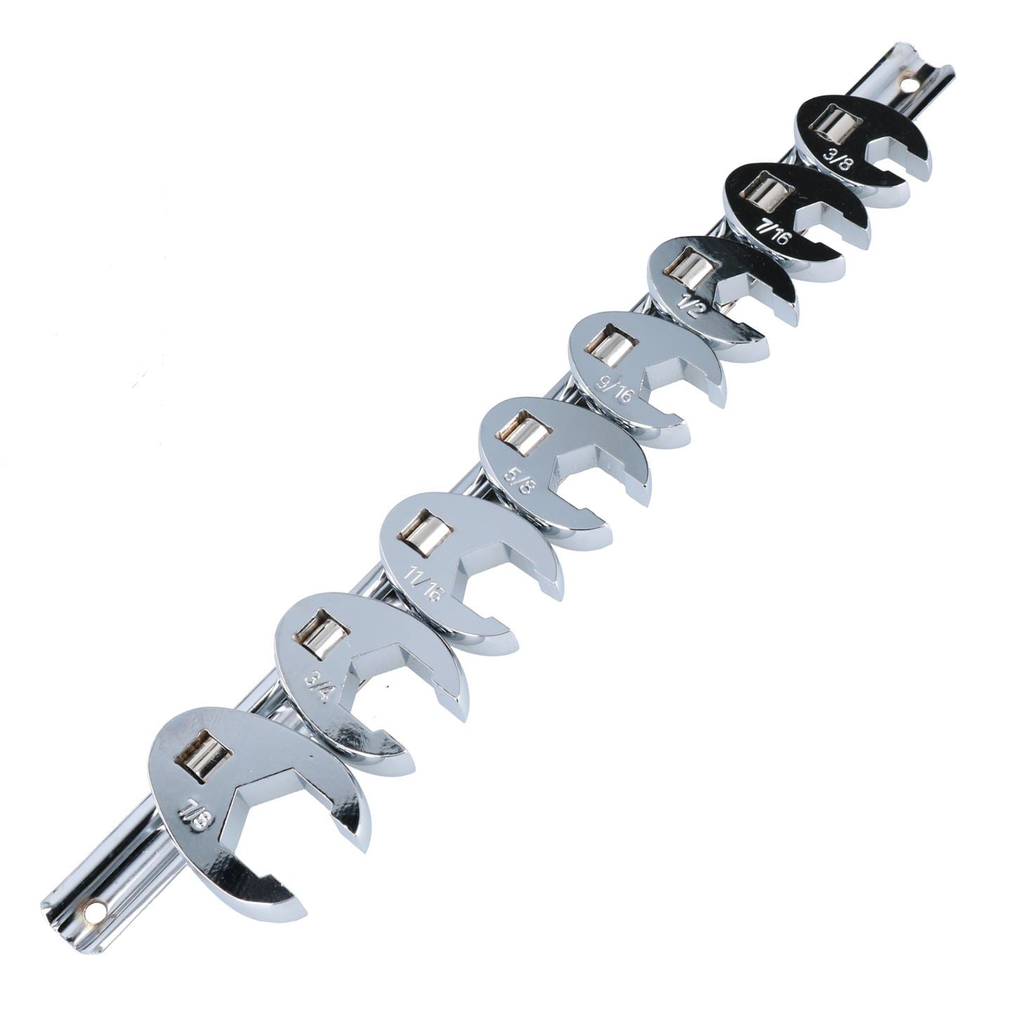 3/8” Drive Imperial SAE AF Crowfoot Crowfeet Crowsfeet Spanner 3/8” – 7/8” 8pc