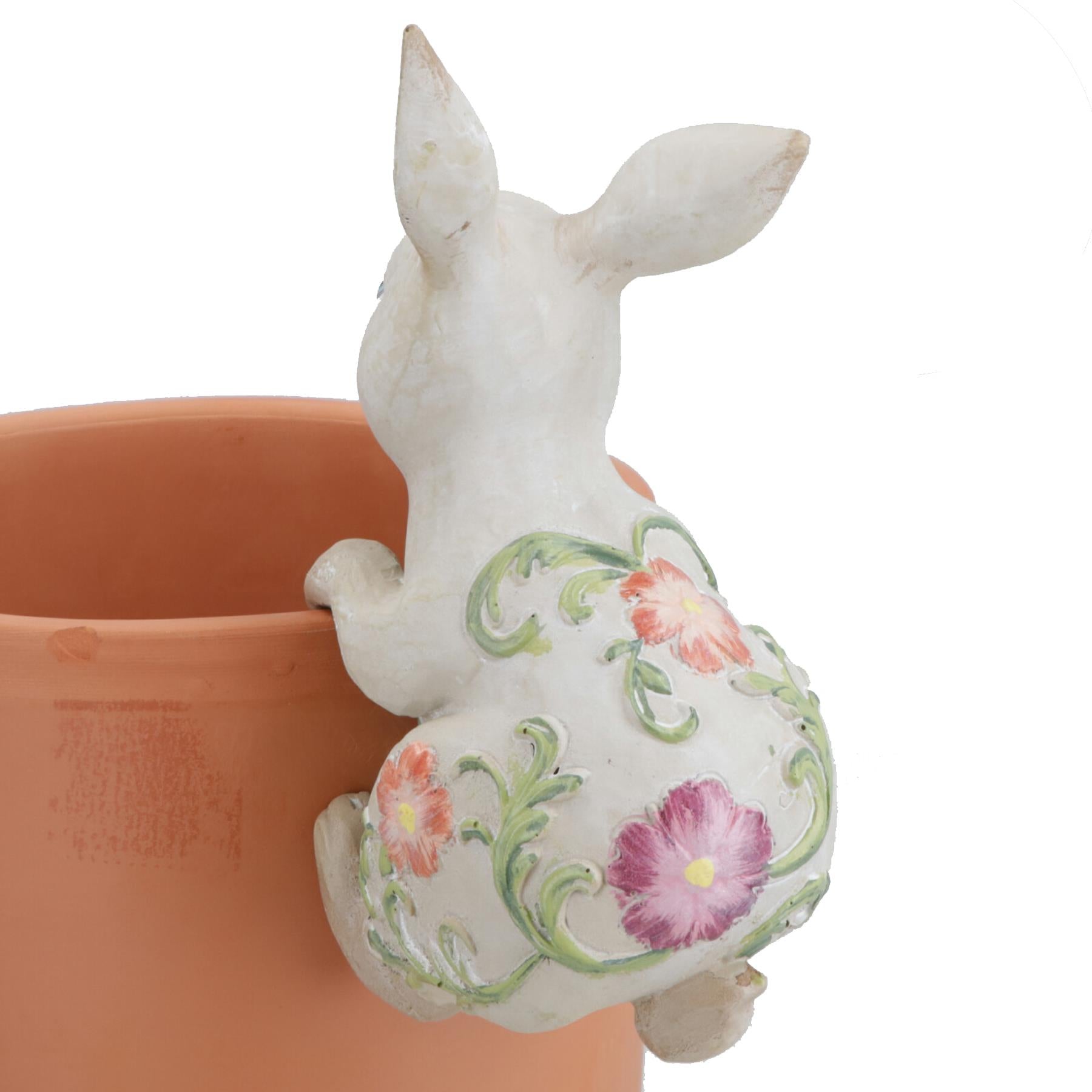 Hedgehog Rabbit Turtle & Snail Plant Pot Hanger Garden Ornament Statue Vase