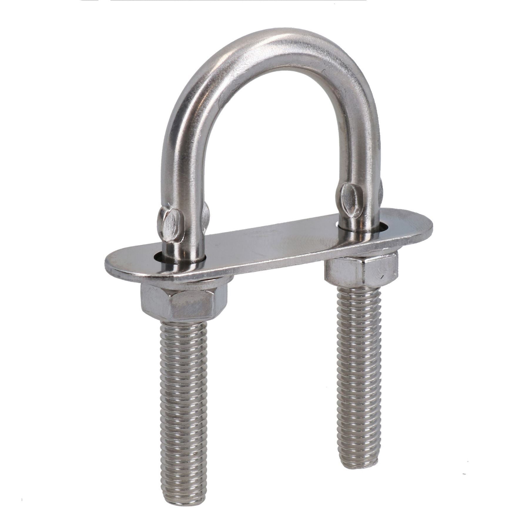 Boulons en U / Boulons en N M8 28 mm x 75 mm en acier inoxydable de qualité marine pour remorque de bateau