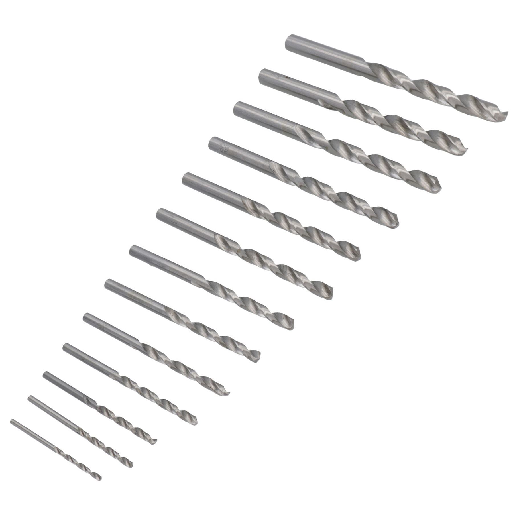 13-teiliges HSS-G-Bohrer-Set mit metrischen Schlitzbohrern für Metall, Kunststoff und Kupfer, 2–8 mm