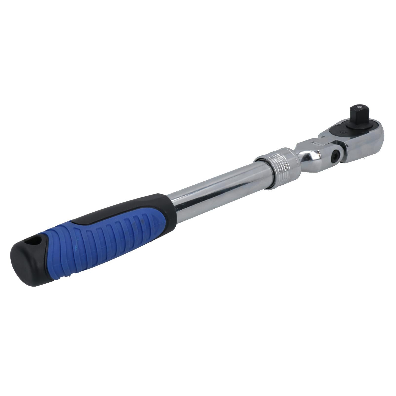 1/2-Zoll-Antrieb, Teleskop-Ratsche mit flexiblem Kopf, 72 Zähne, Schnellspanner, 350 – 490 mm