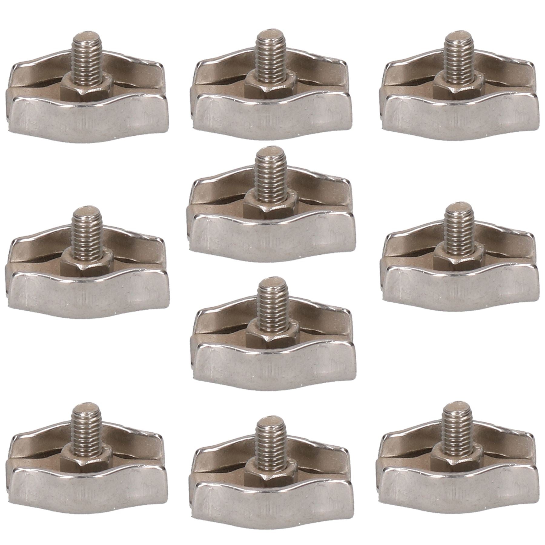 Serre-câbles de 5 mm en acier inoxydable de qualité marine 316 paquets disponibles