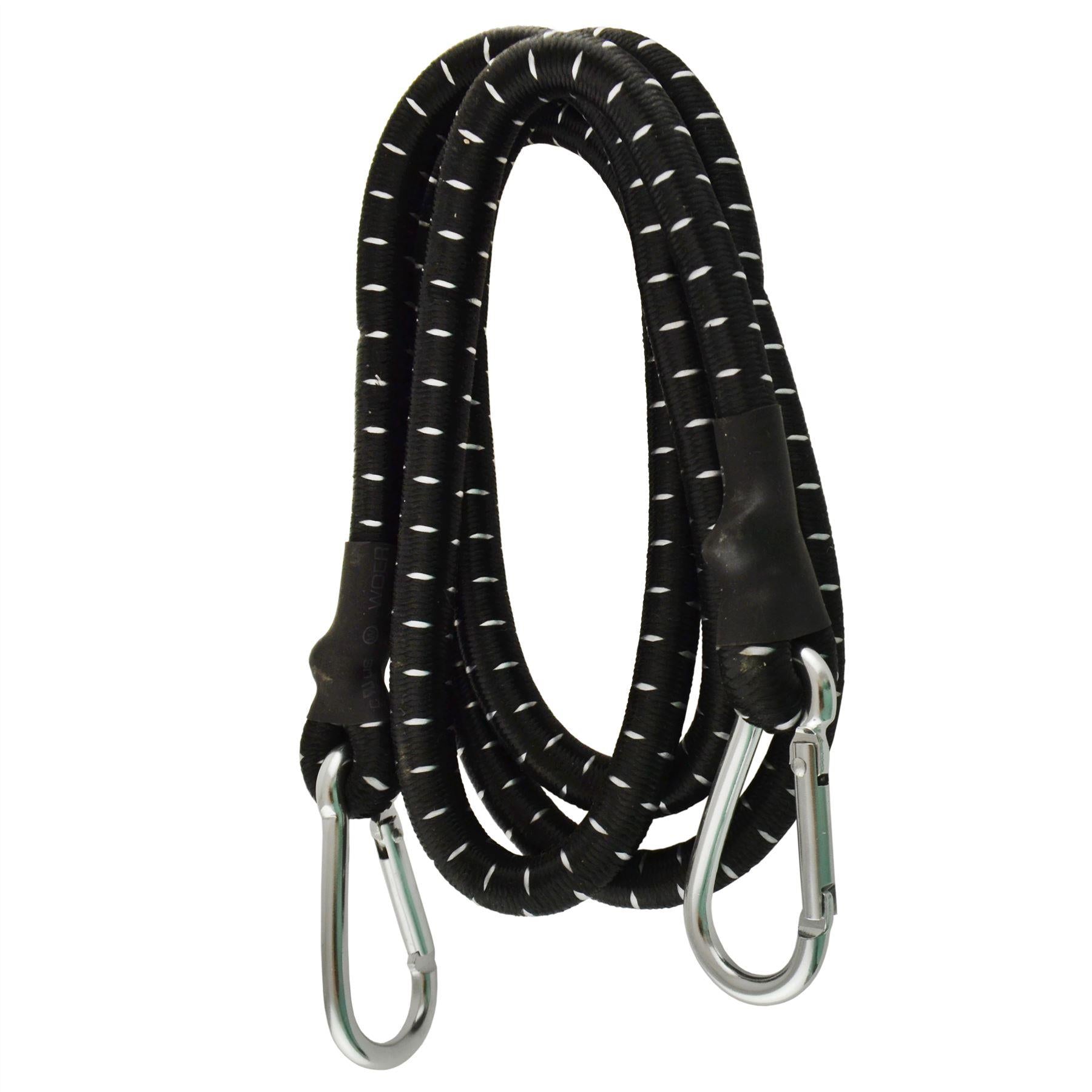 Sangle élastique de 60 po avec mousquetons en métal et support de fixation pour attache